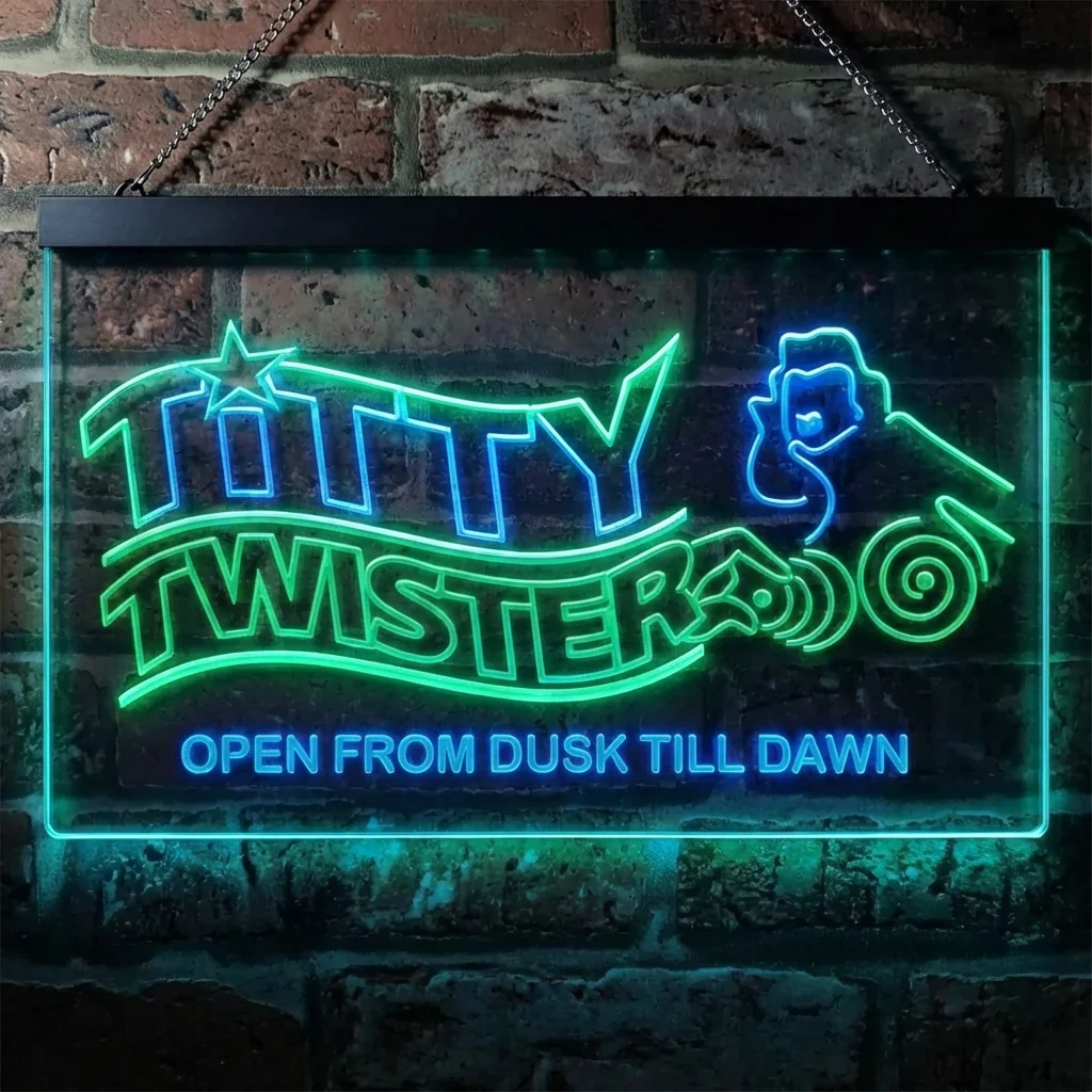 Titty Twister FROM DUSK TILL DAWN Neon LED Sign - Image 2