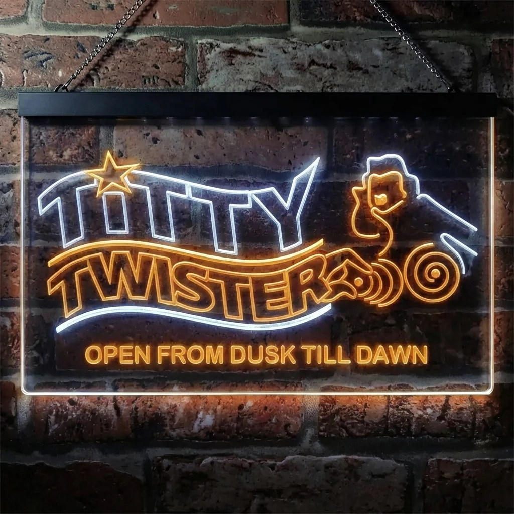 Titty Twister FROM DUSK TILL DAWN Neon LED Sign - Image 4