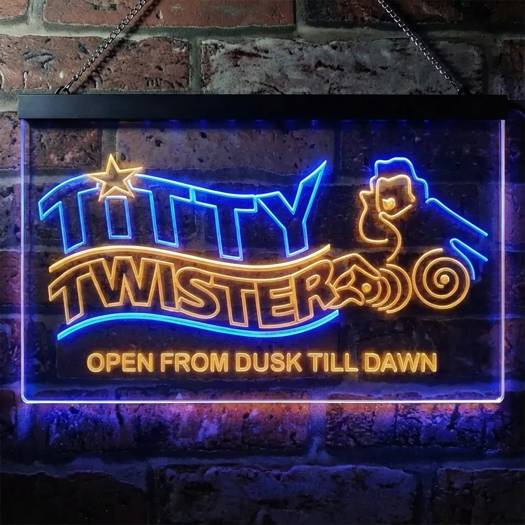 Titty Twister FROM DUSK TILL DAWN Neon LED Sign - Image 5