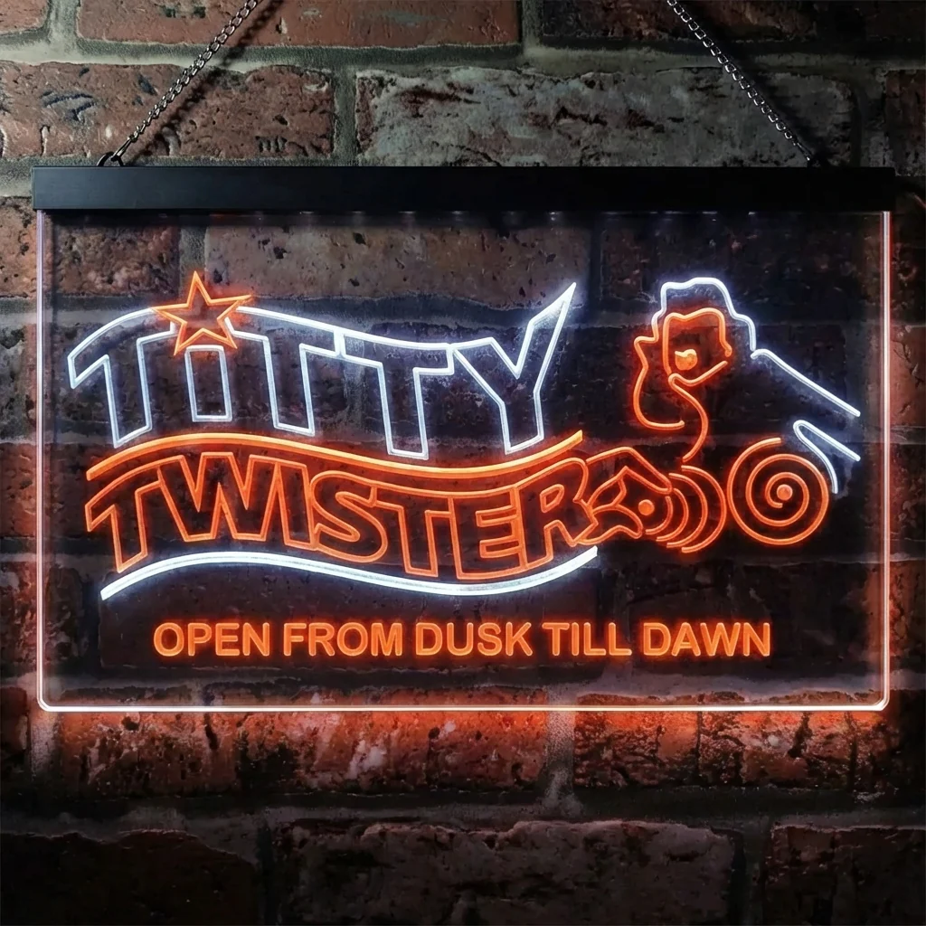 Titty Twister FROM DUSK TILL DAWN Neon LED Sign - Image 6