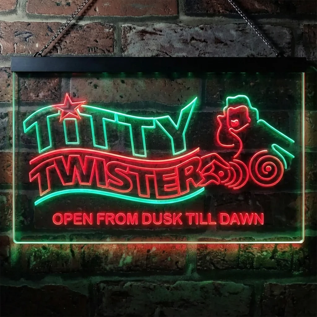 Titty Twister FROM DUSK TILL DAWN Neon LED Sign - Image 7