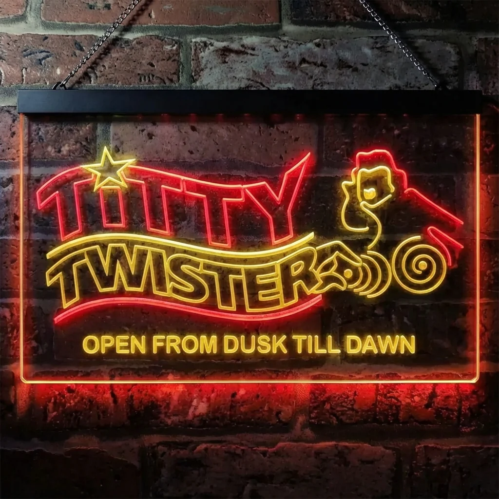Titty Twister FROM DUSK TILL DAWN Neon LED Sign - Image 8