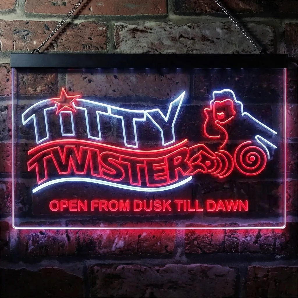 Titty Twister FROM DUSK TILL DAWN Neon LED Sign - Image 9