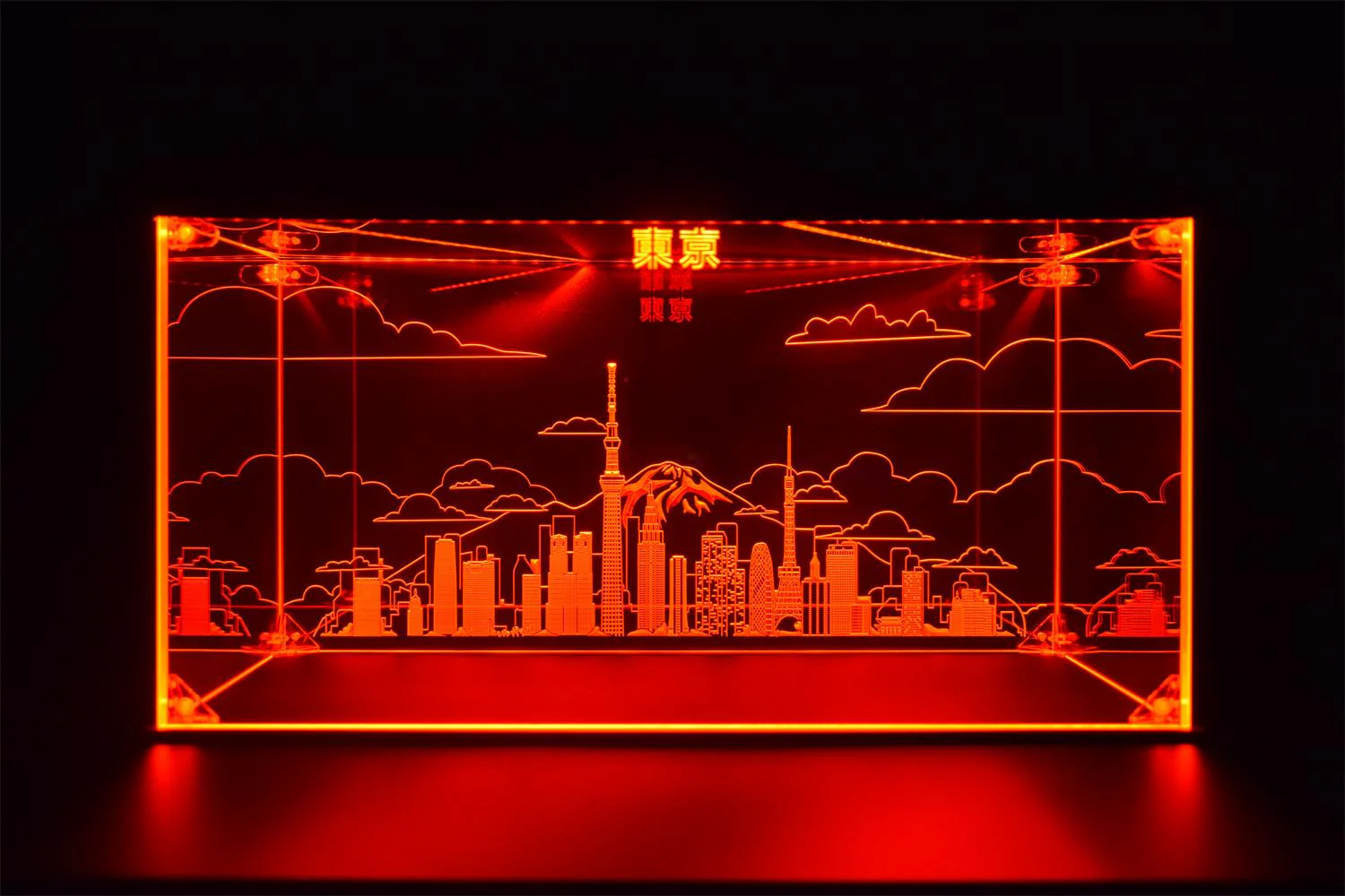 Tokyo Skyline LED Display Case for Diecast Scale Cars, Lego, Action Figures - Image 4