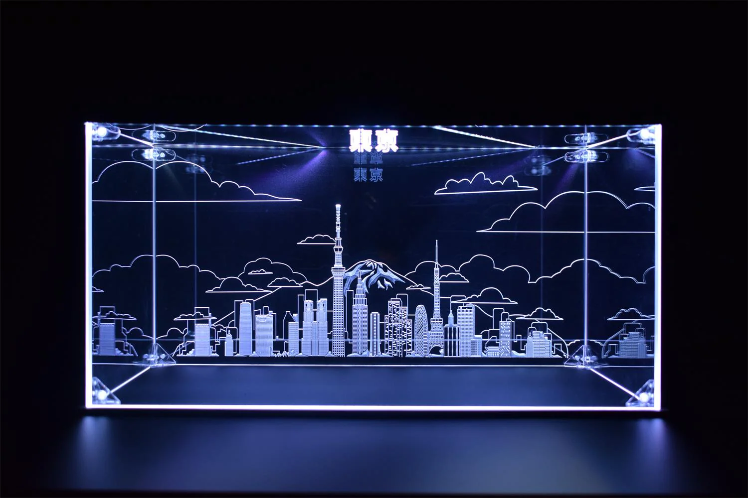 Tokyo Skyline LED Display Case for Diecast Scale Cars, Lego, Action Figures - Image 5