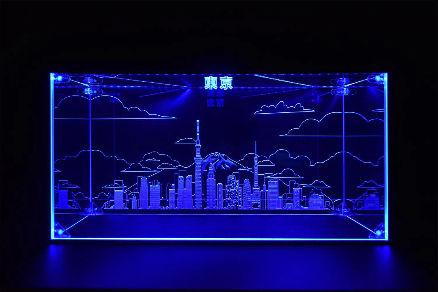 Tokyo Skyline LED Display Case for Diecast Scale Cars, Lego, Action Figures - Image 6