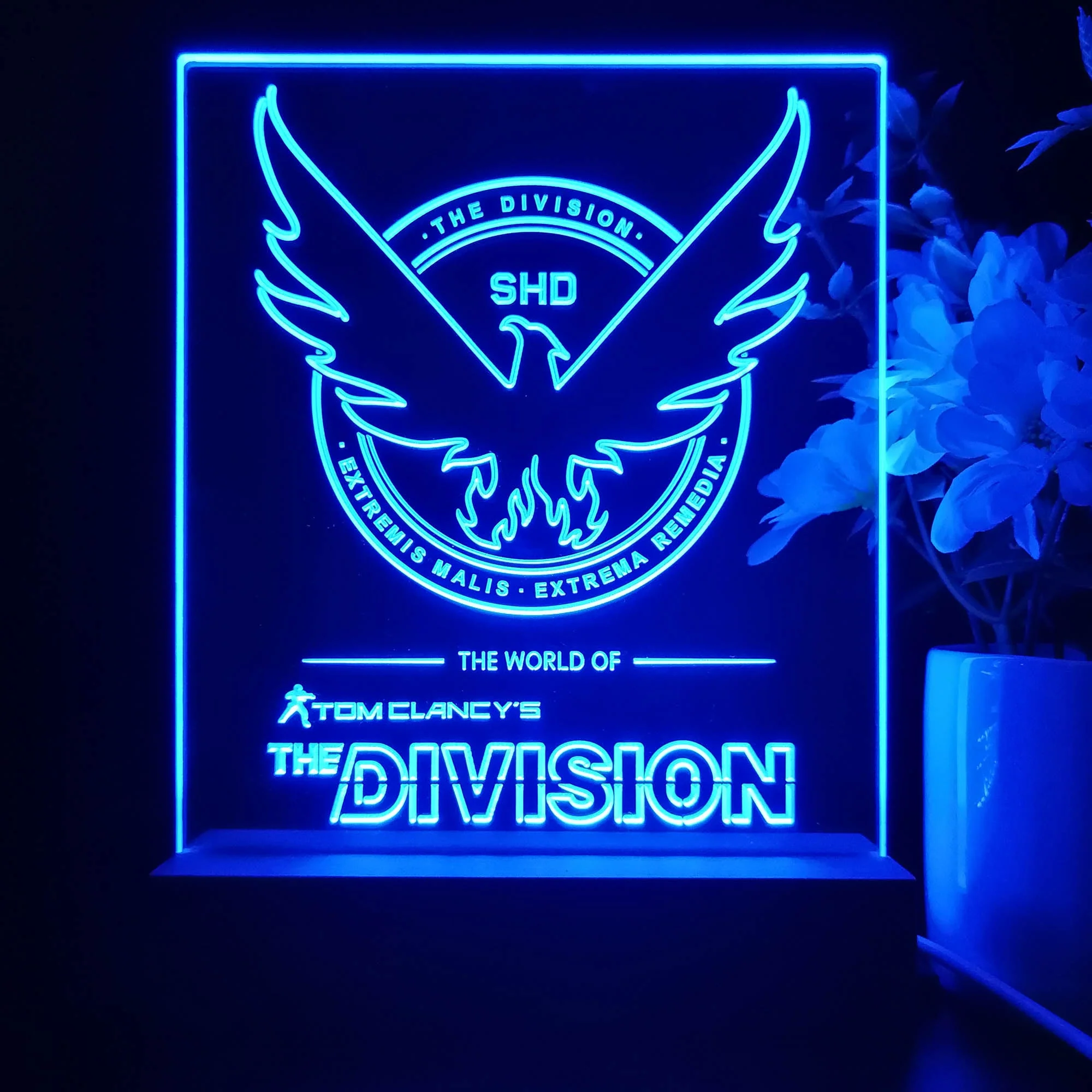 Tom Clancy's Division Game Room LED Sign Lamp Display - Image 4