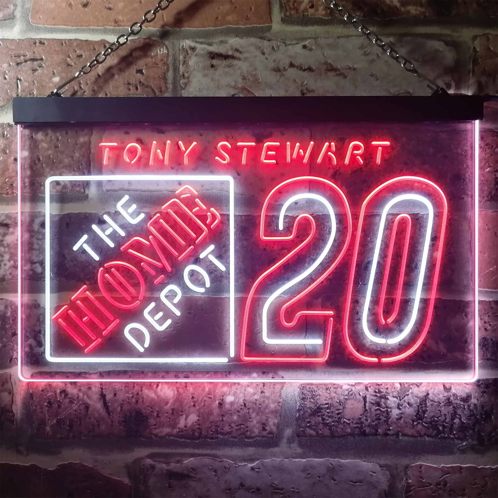 Tony Stewart #20 Racing Neon-Like LED Sign - Image 12