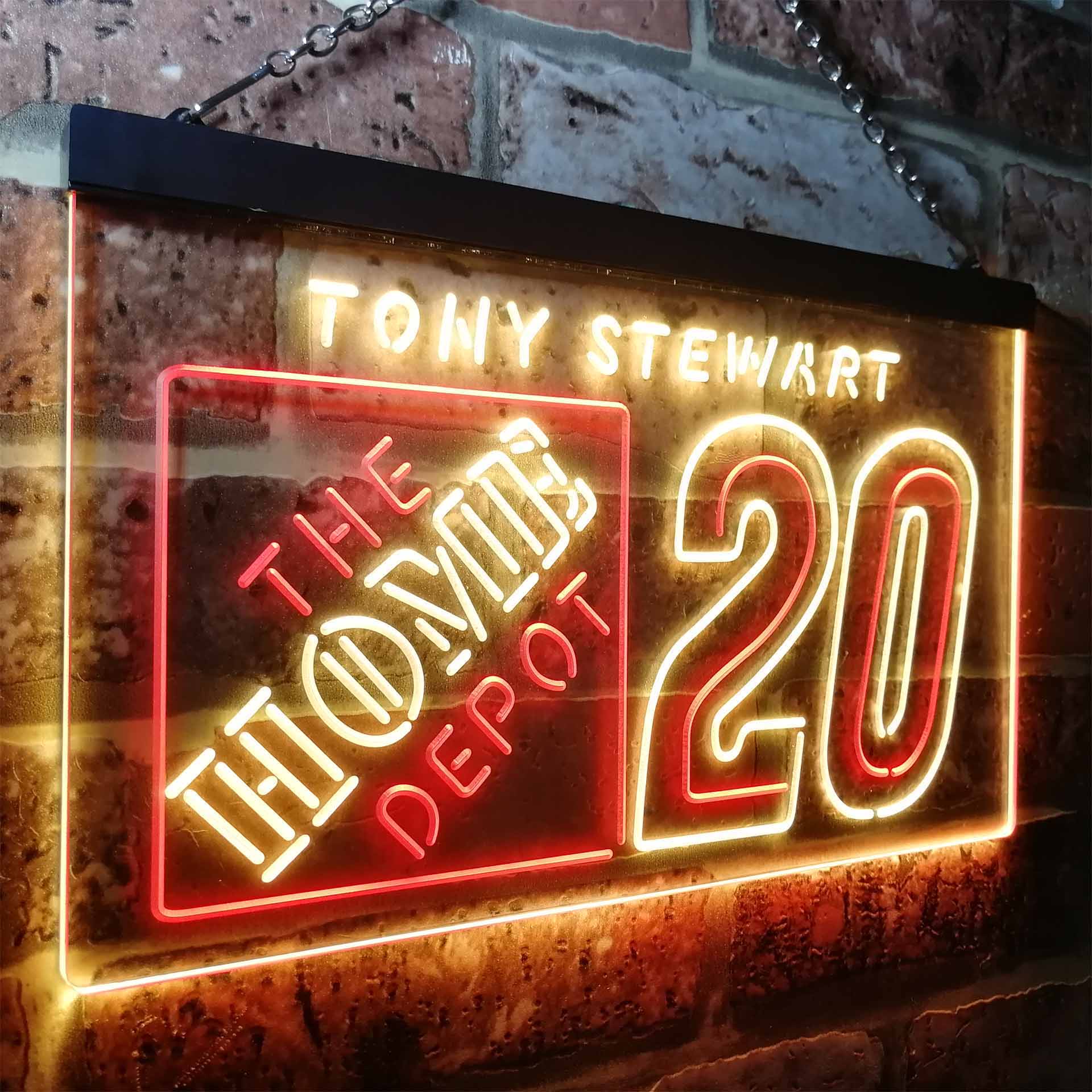 Tony Stewart #20 Racing Neon-Like LED Sign - Image 14