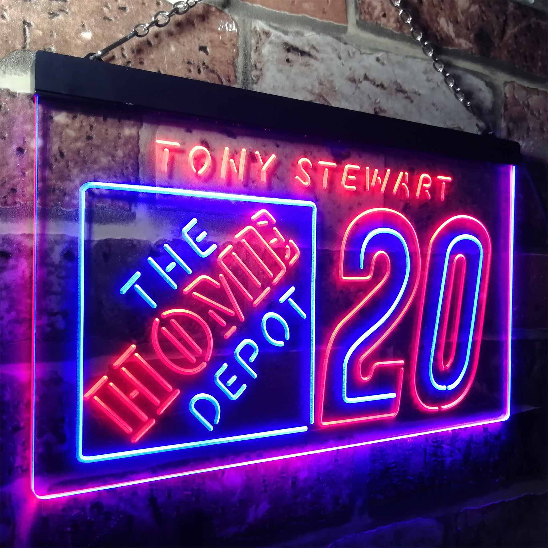 Tony Stewart #20 Racing Neon-Like LED Sign - Image 16