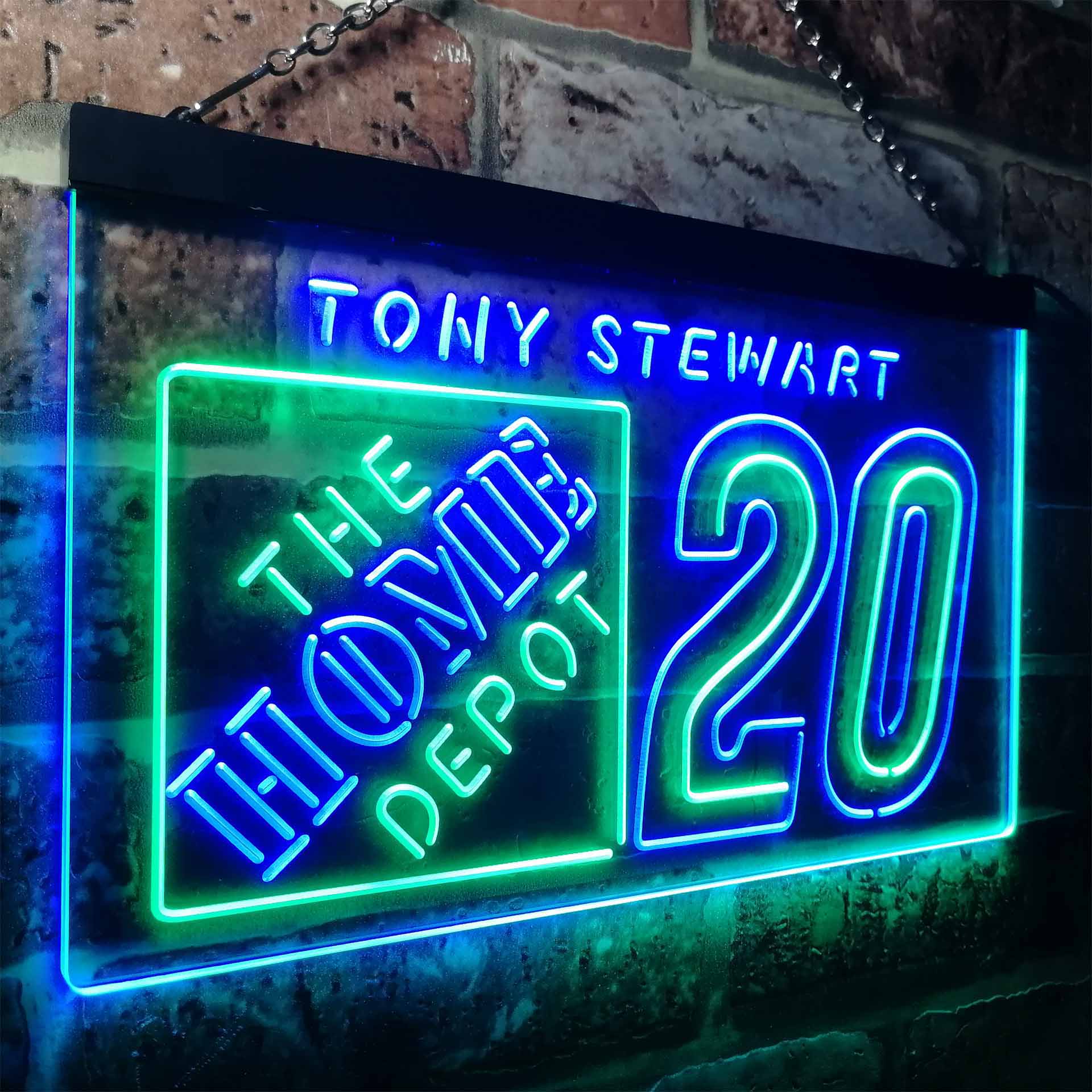 Tony Stewart #20 Racing Neon-Like LED Sign - Image 20