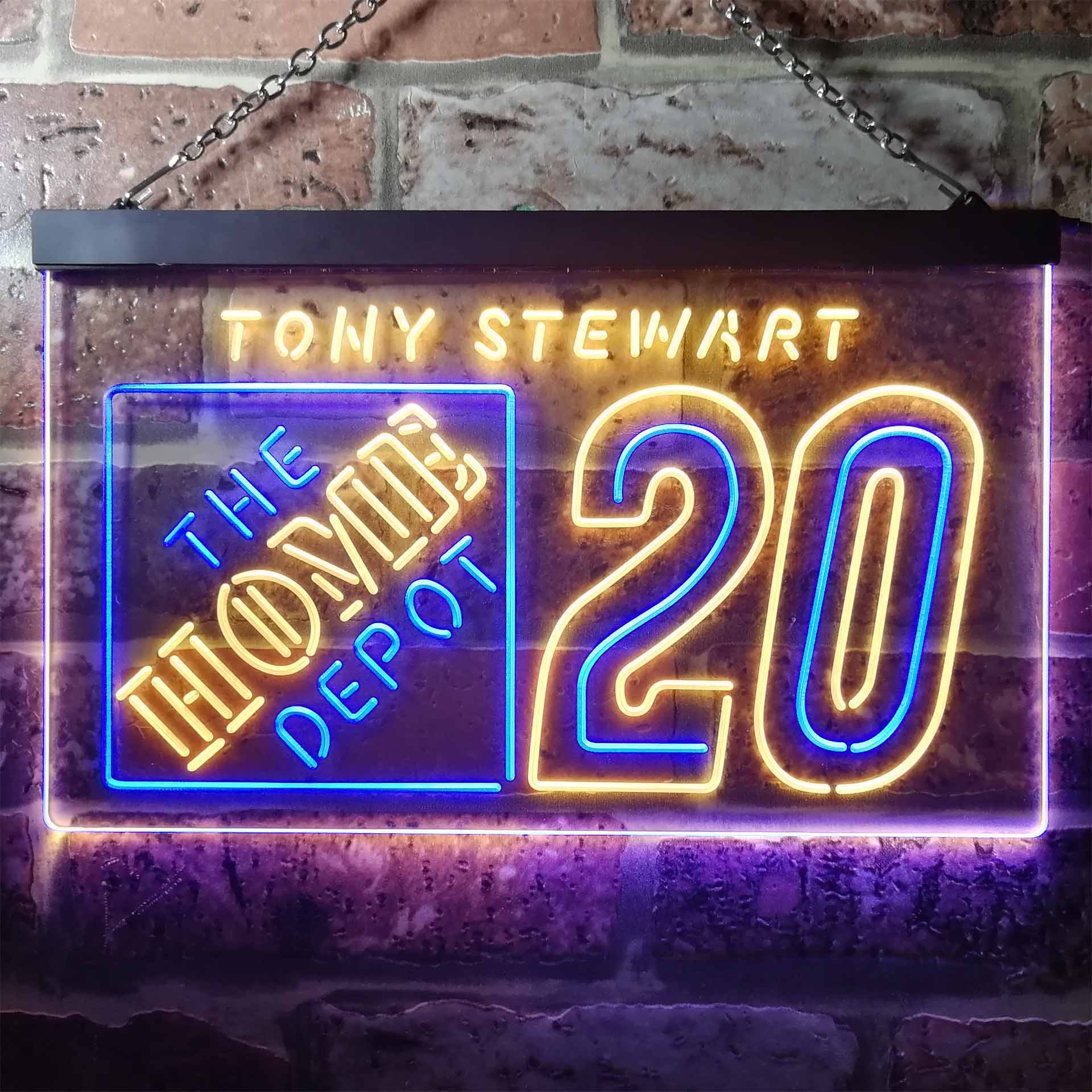 Tony Stewart #20 Racing Neon-Like LED Sign - Image 5