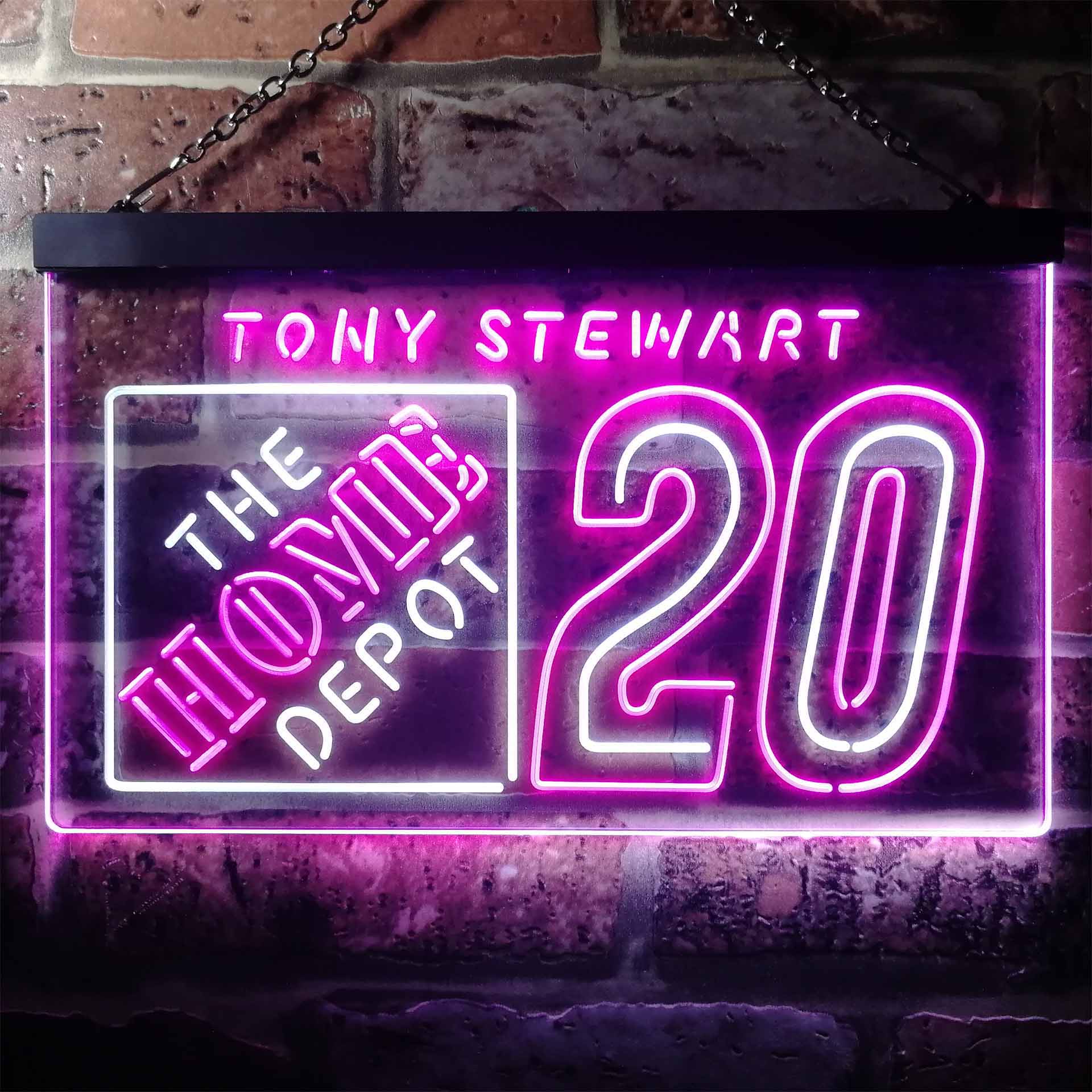 Tony Stewart #20 Racing Neon-Like LED Sign - Image 8