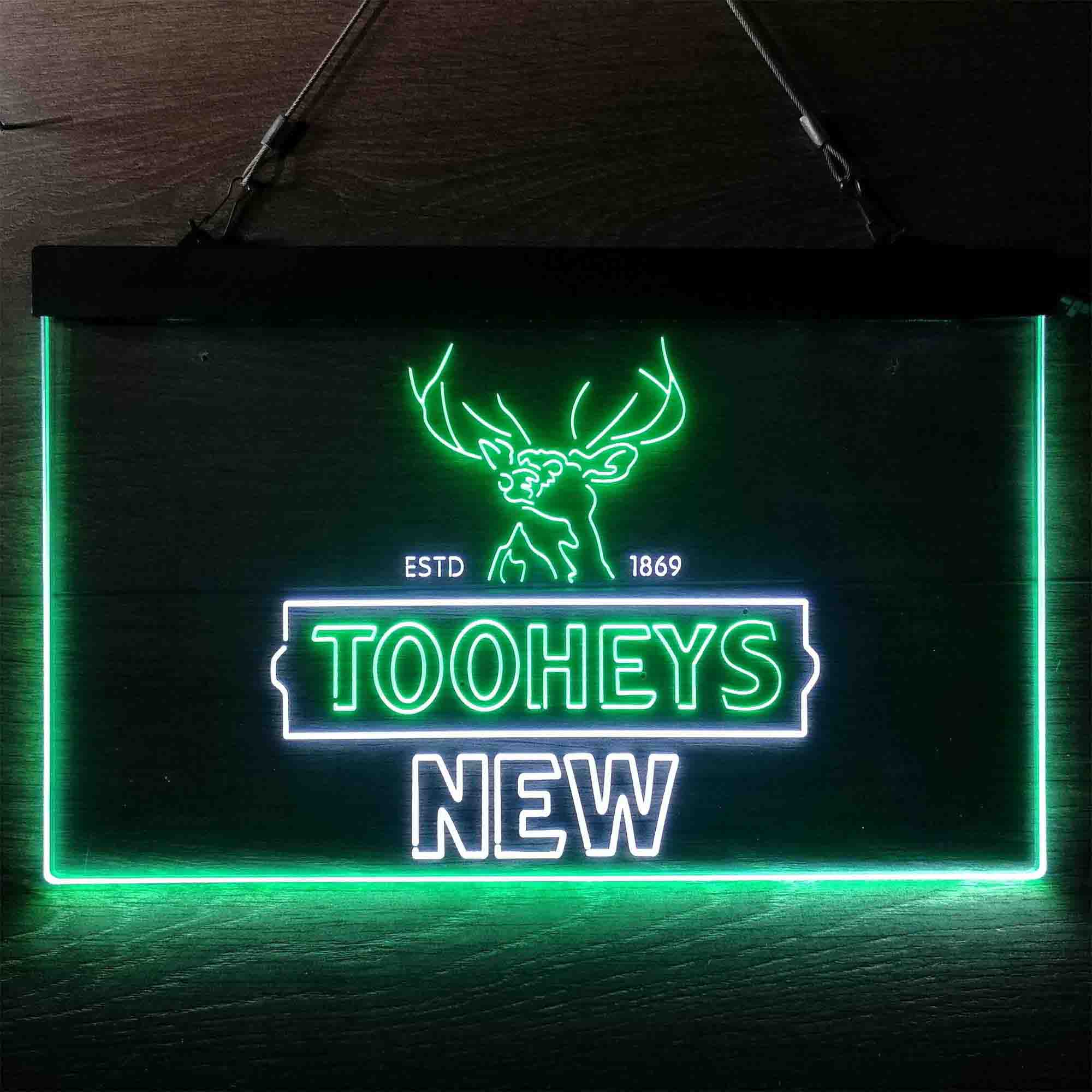 Tooheys New Beer Deer 1869 Neon-Like LED Sign