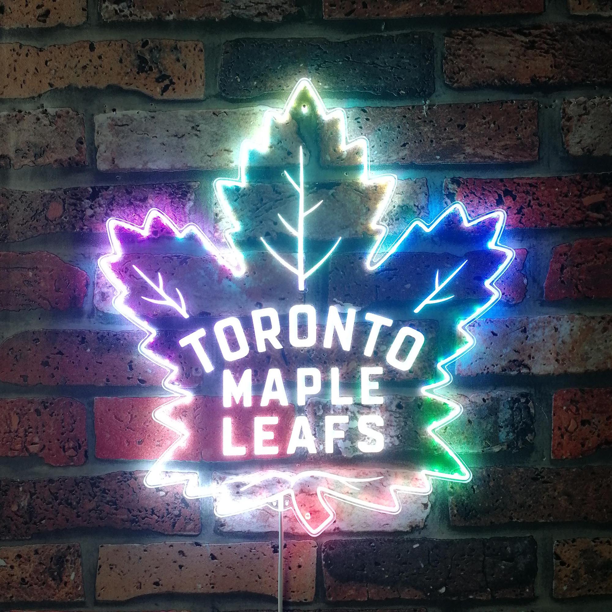 Toronto Maple Leafs Neon LED Sign with Dynamic RGB Colors