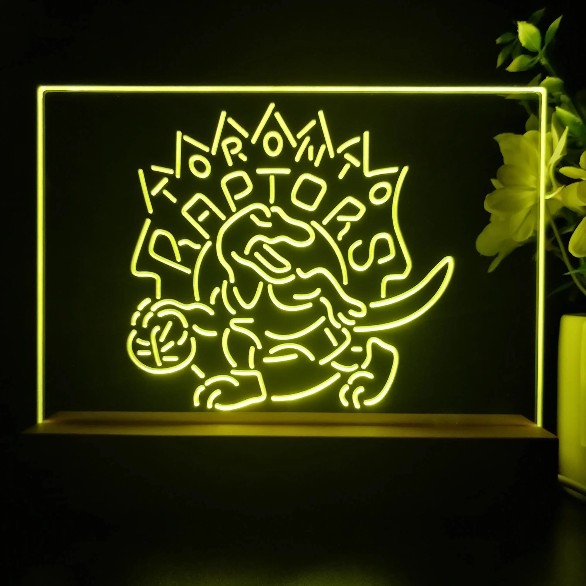 Toronto Raptors Neon Sign Pub Bar Lamp - Image 2