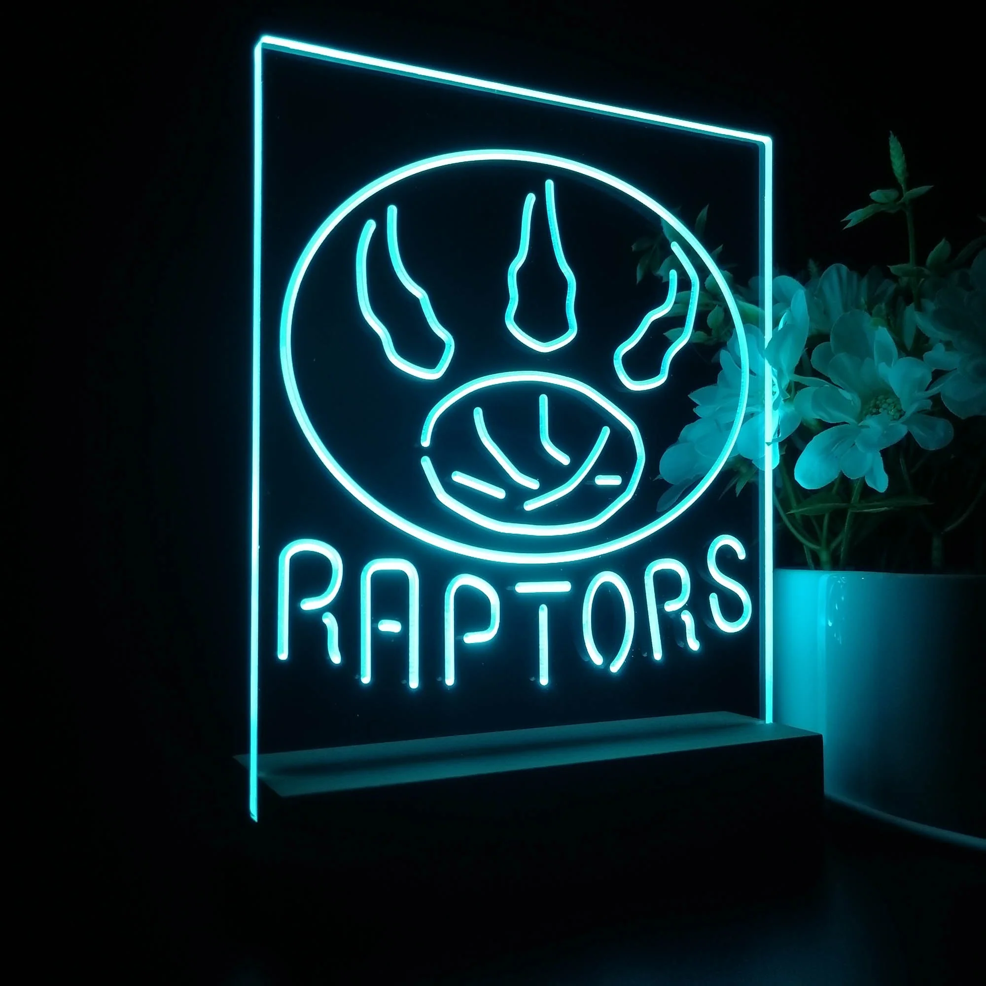 Toronto Raptors Neon Sign Table Top Lamp - Image 7