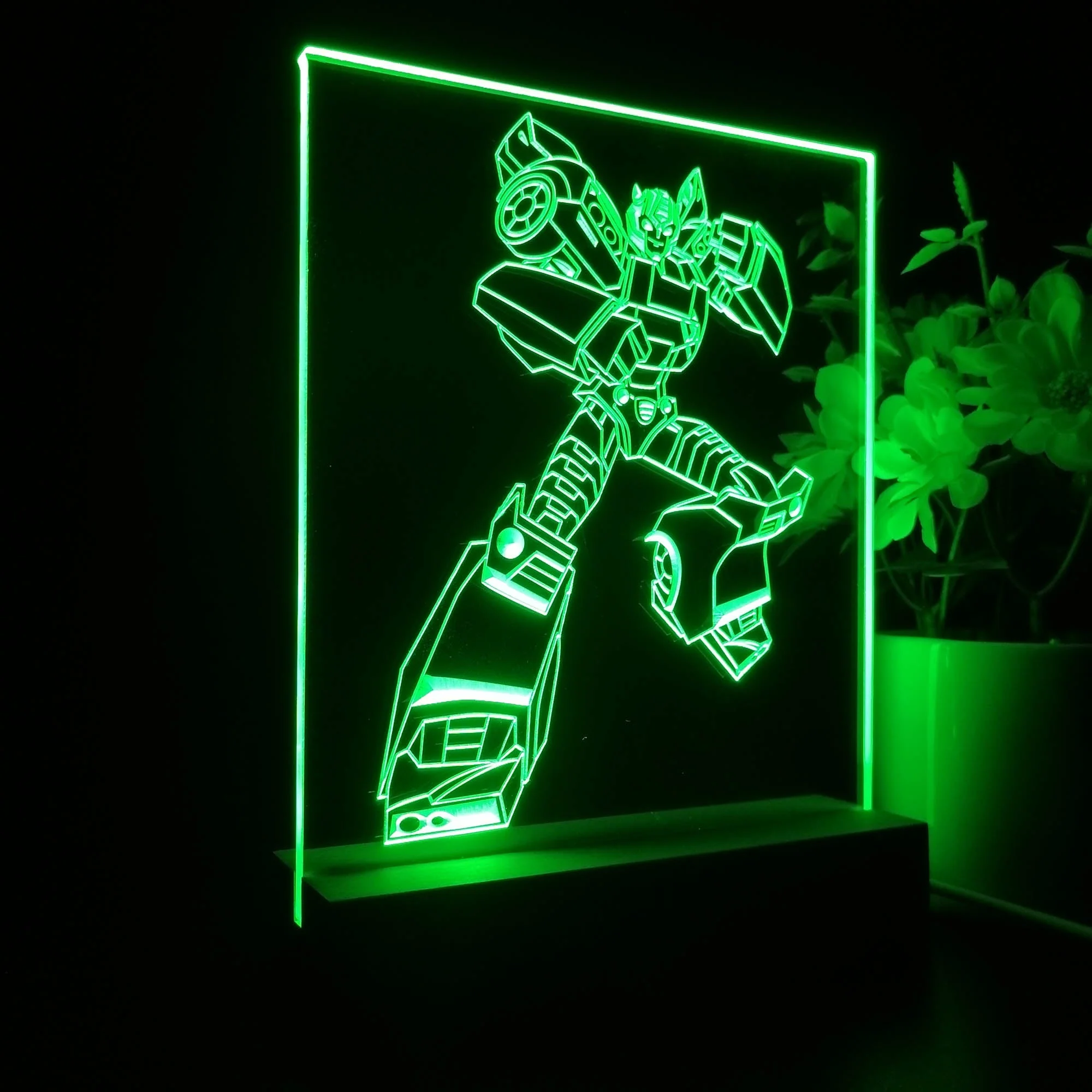 Transformers bumblebee Game Room LED Sign Lamp Display - Image 5