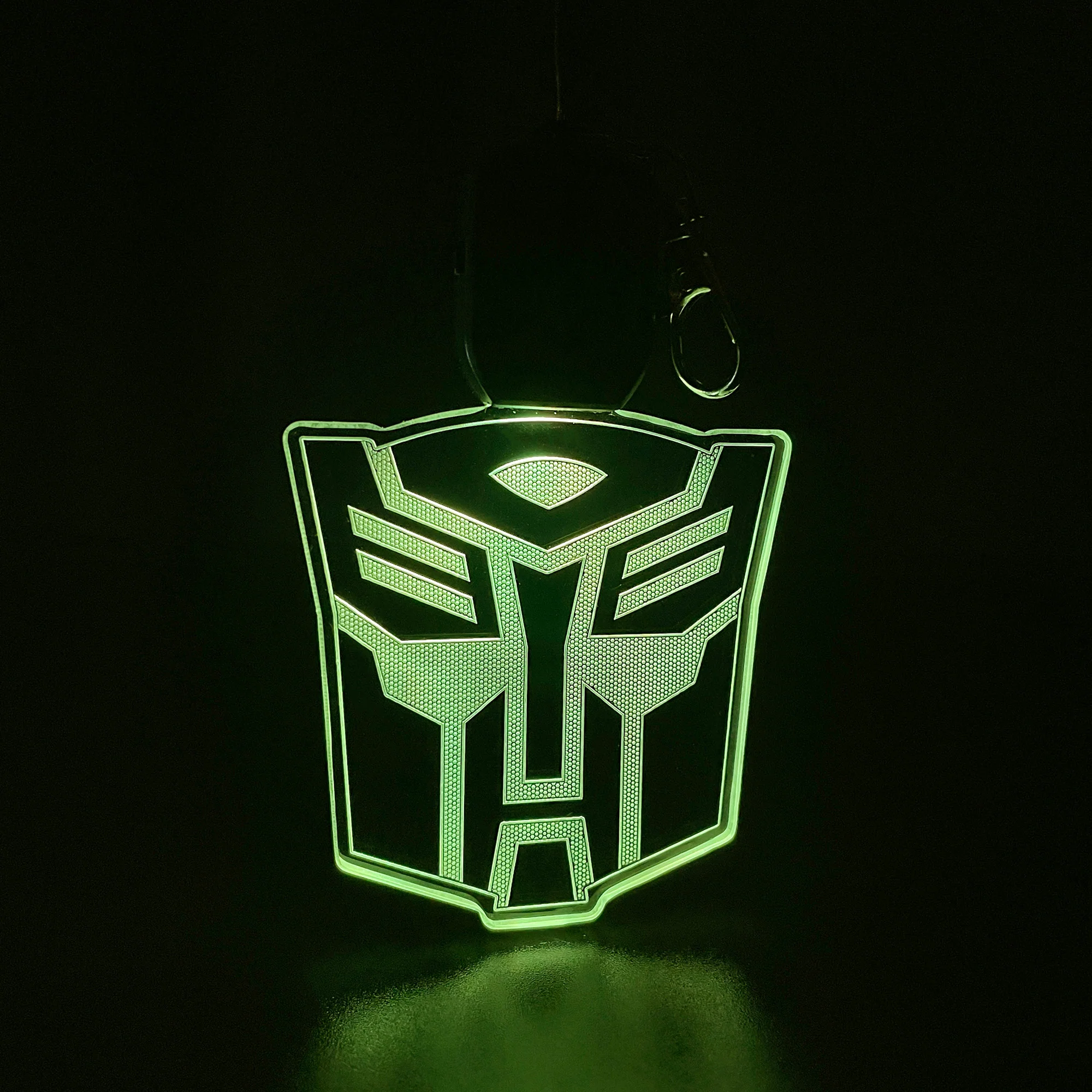 Transformers LED Light Acrylic Keychain , Christmas Tree Ornament - Image 3