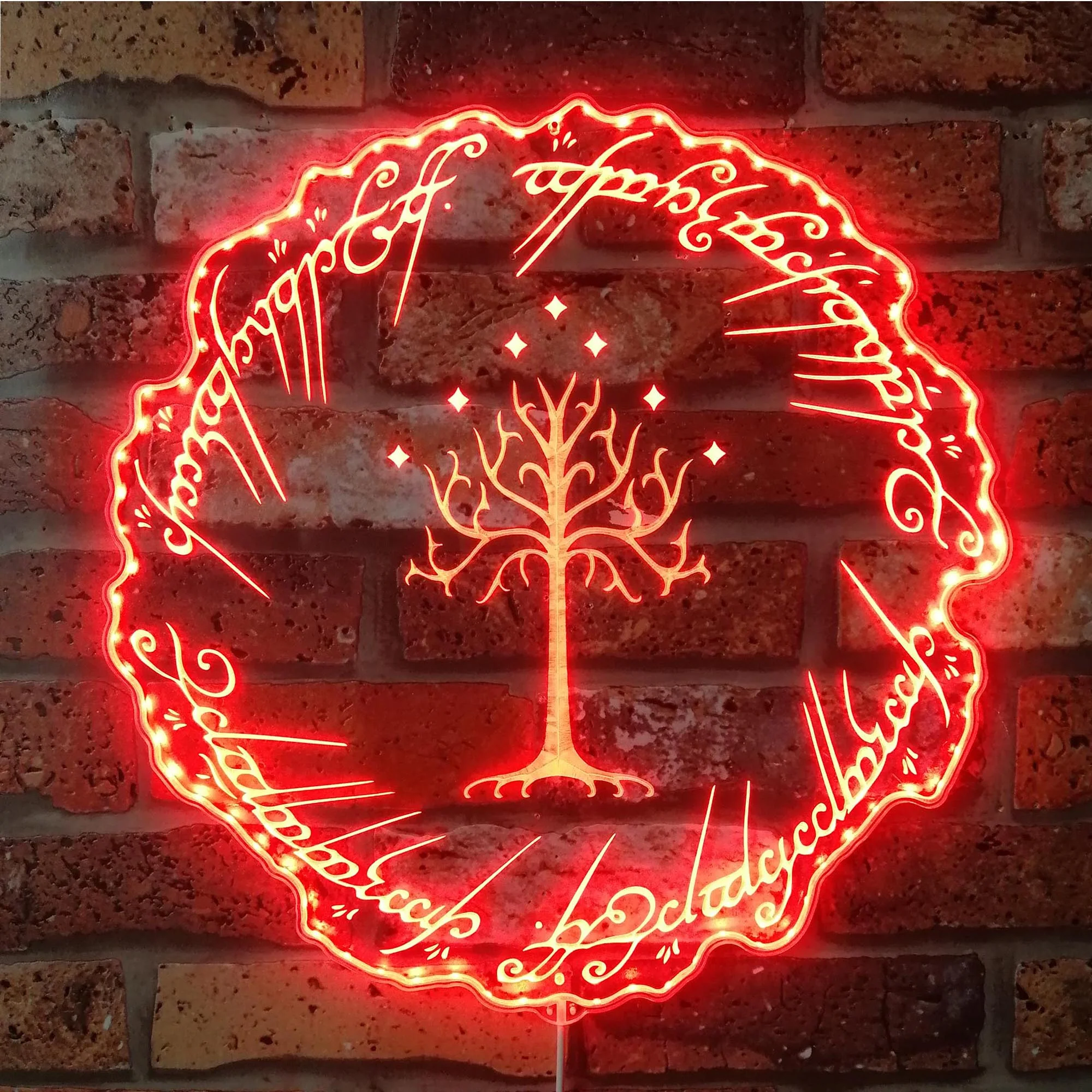 Lord of the Rings Gondor Neon RGB Edge Lit LED Sign - Image 3