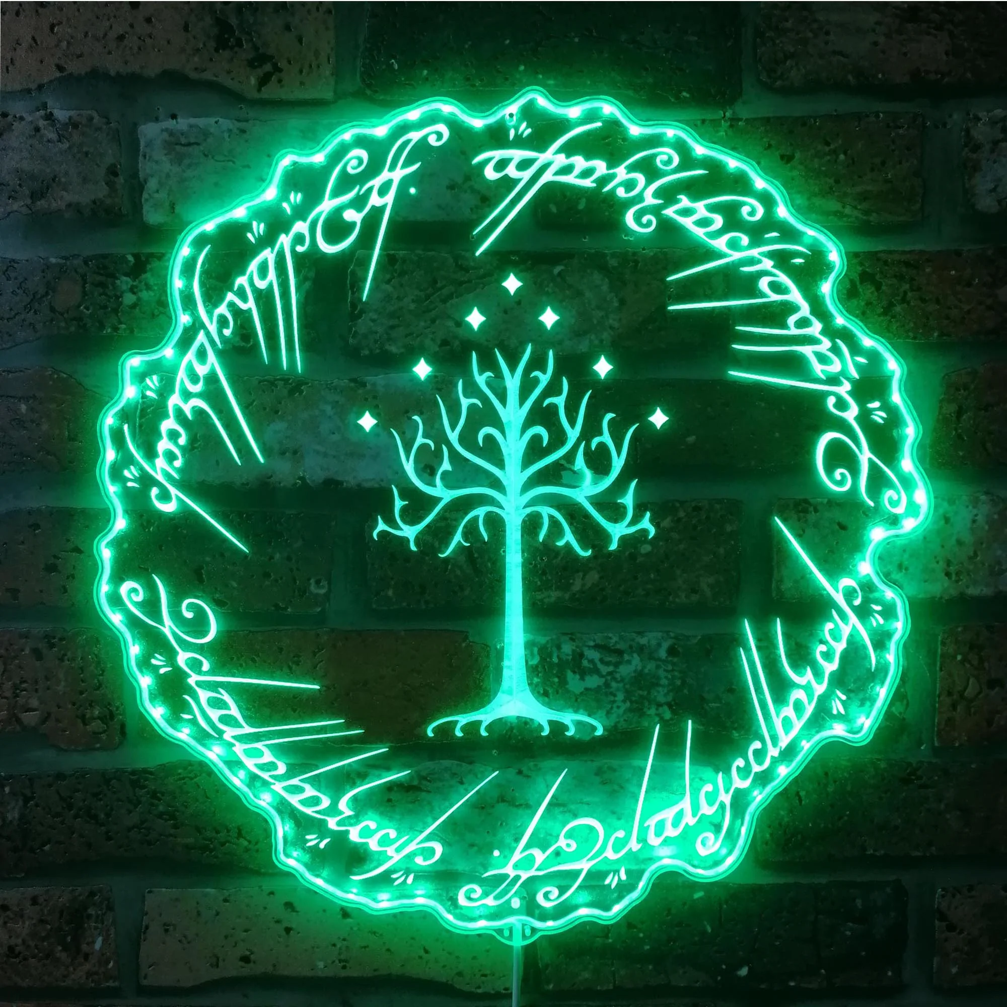 Lord of the Rings Gondor Neon RGB Edge Lit LED Sign - Image 6
