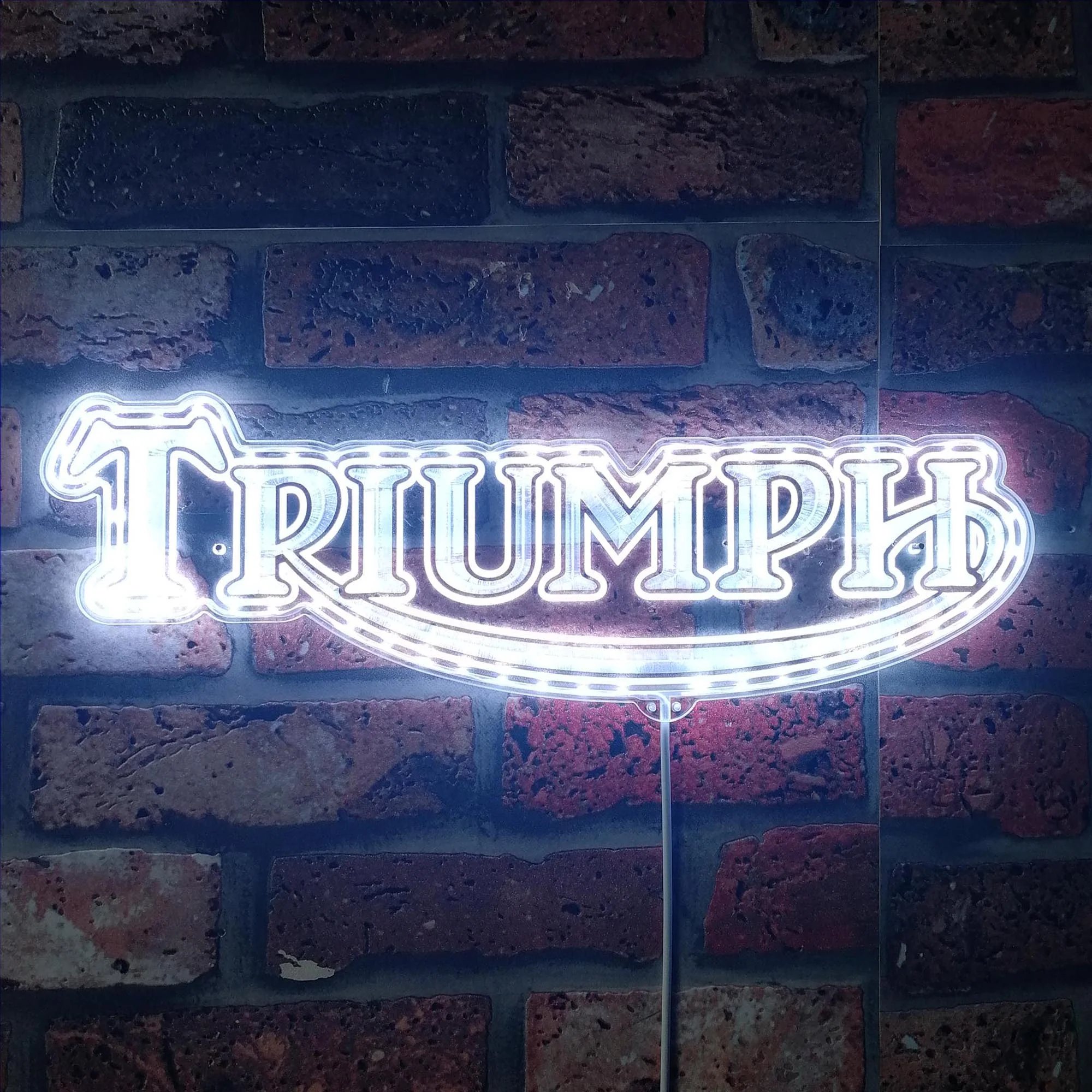 Motorcycles Garage Neon RGB Edge Lit LED Sign - Image 5