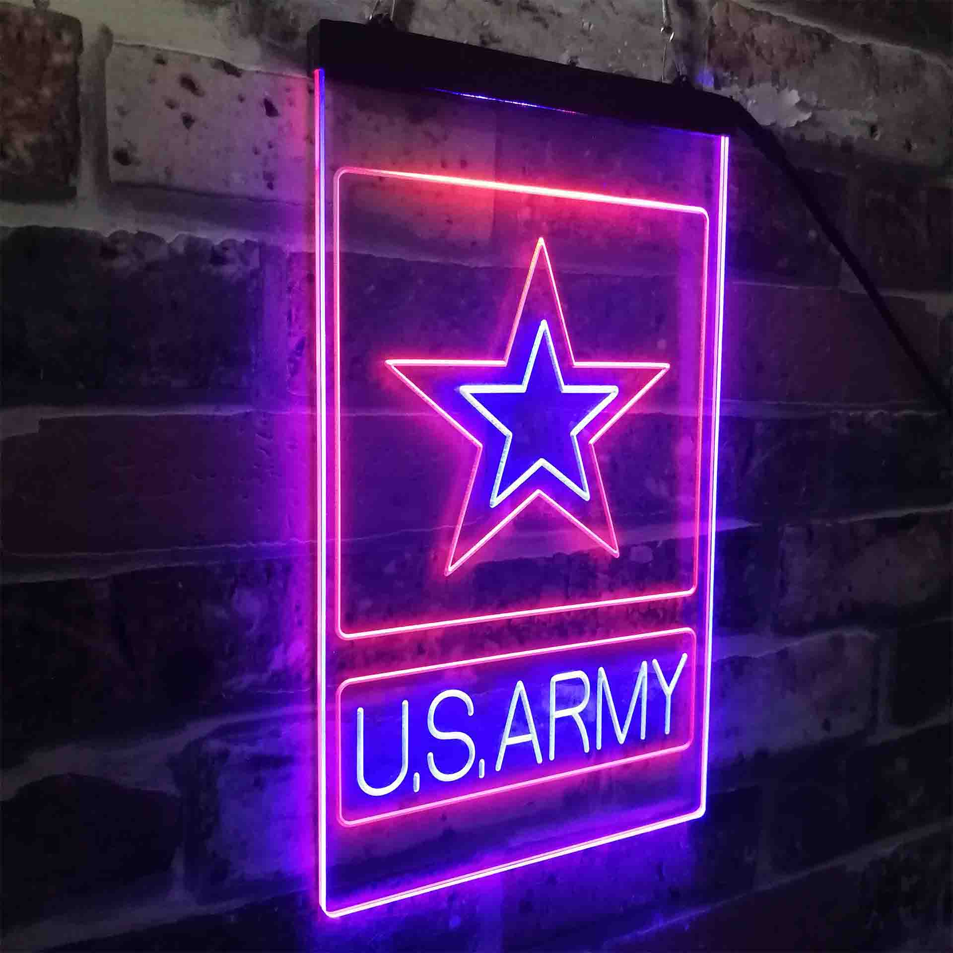 U.S. Army Star Neon-Like LED Sign - Image 25
