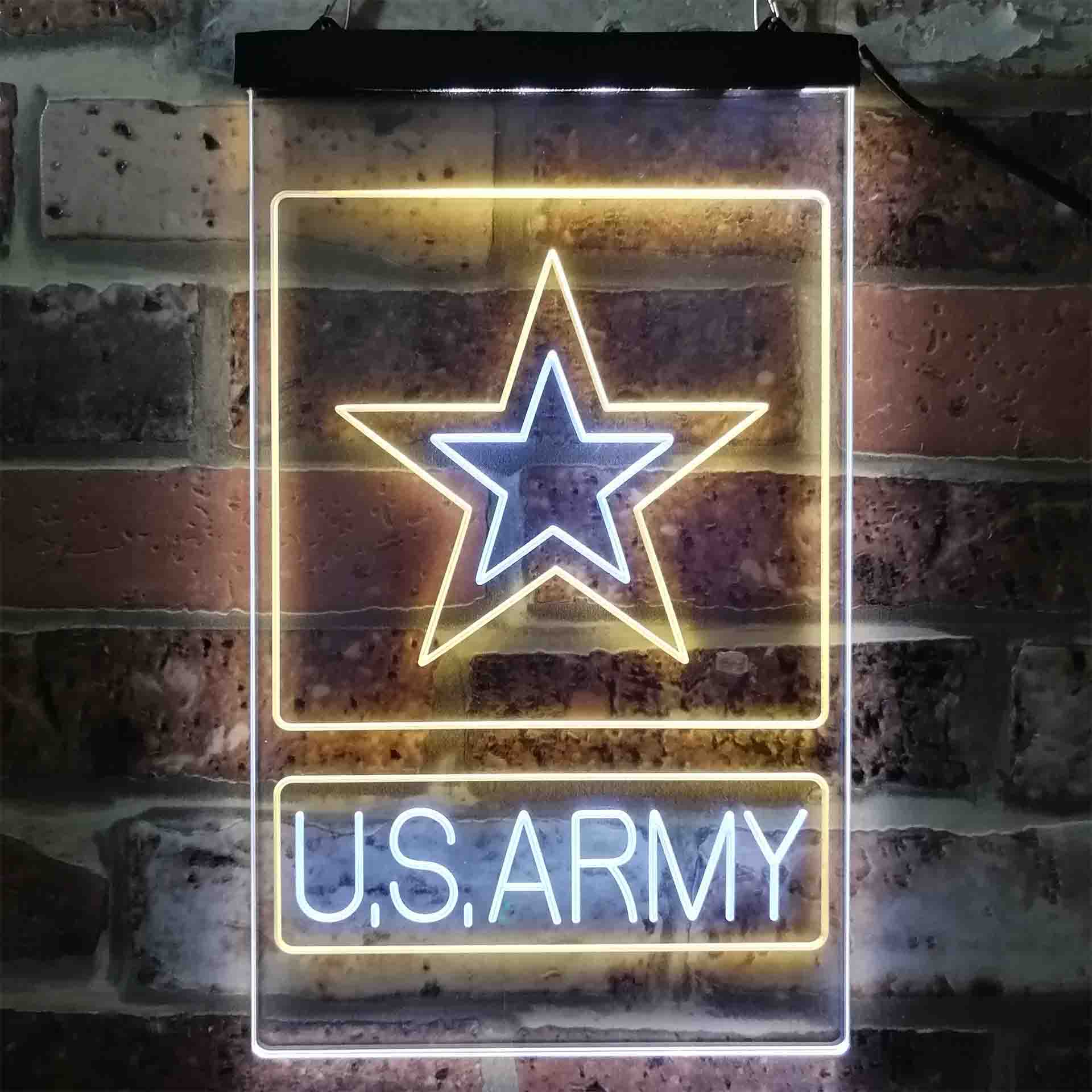 U.S. Army Star Neon-Like LED Sign - Image 3