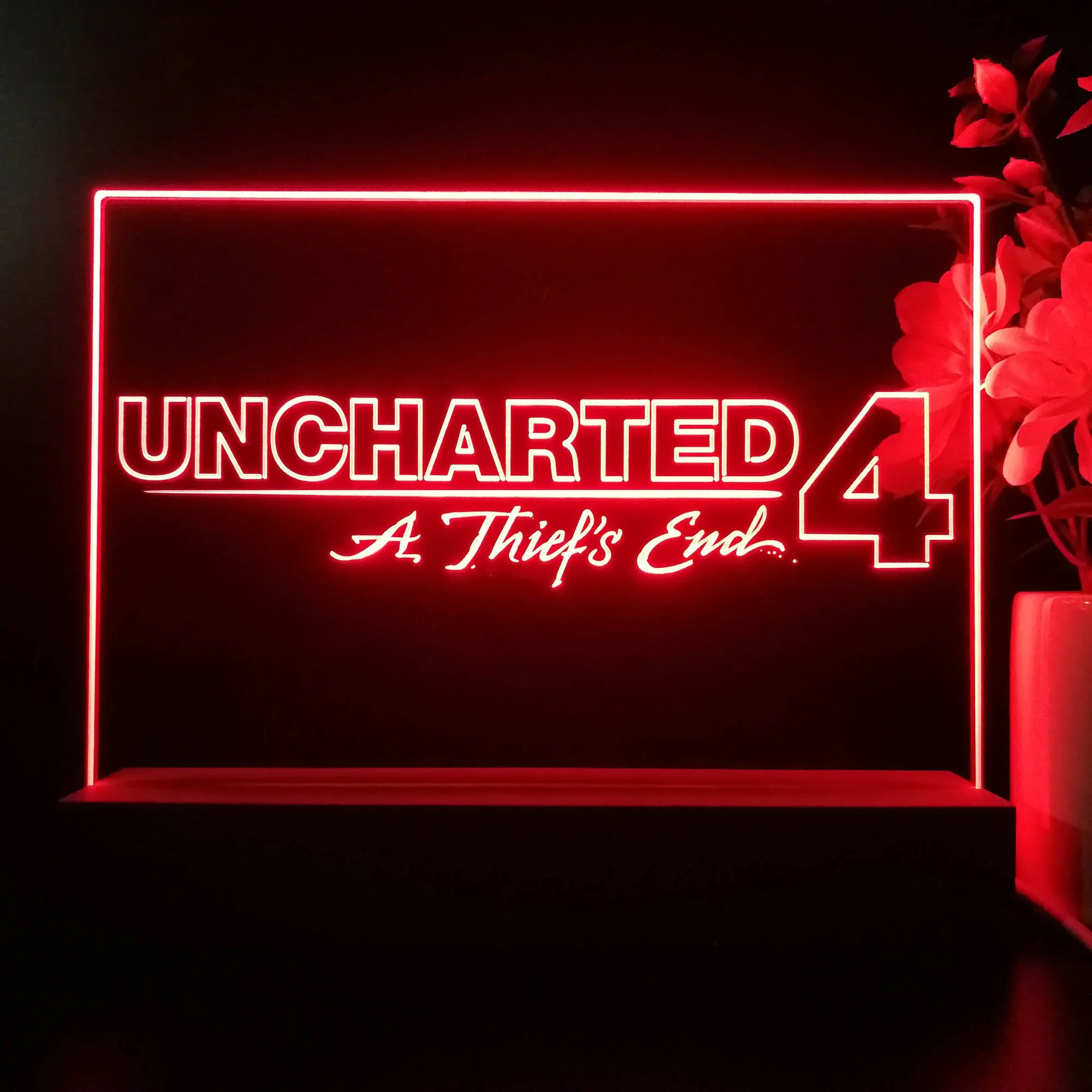 Uncharted A Thief's End Neon Sign Game Room Lamp - Image 4