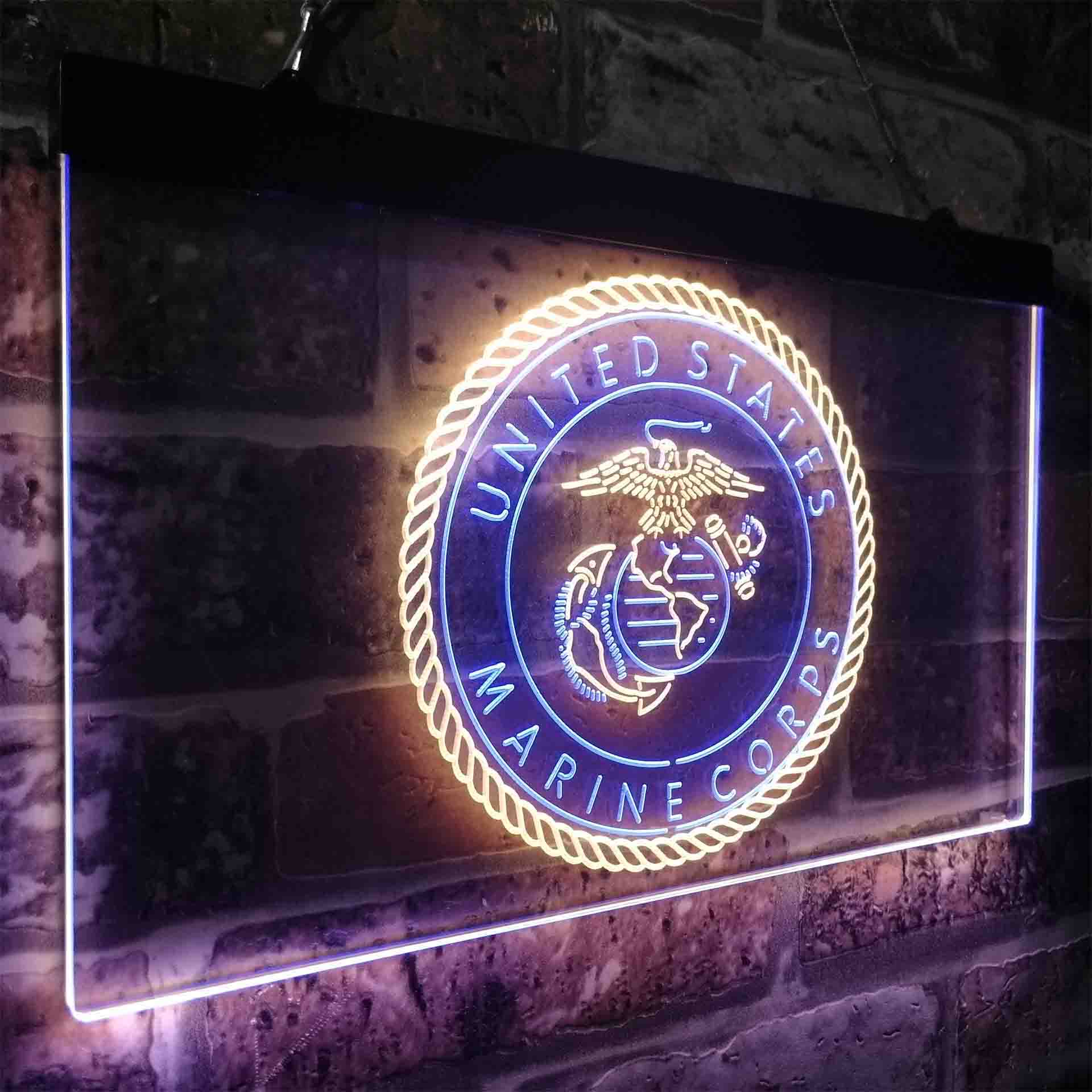 United States Marine Corps Badge Neon-Like LED Sign - Image 15