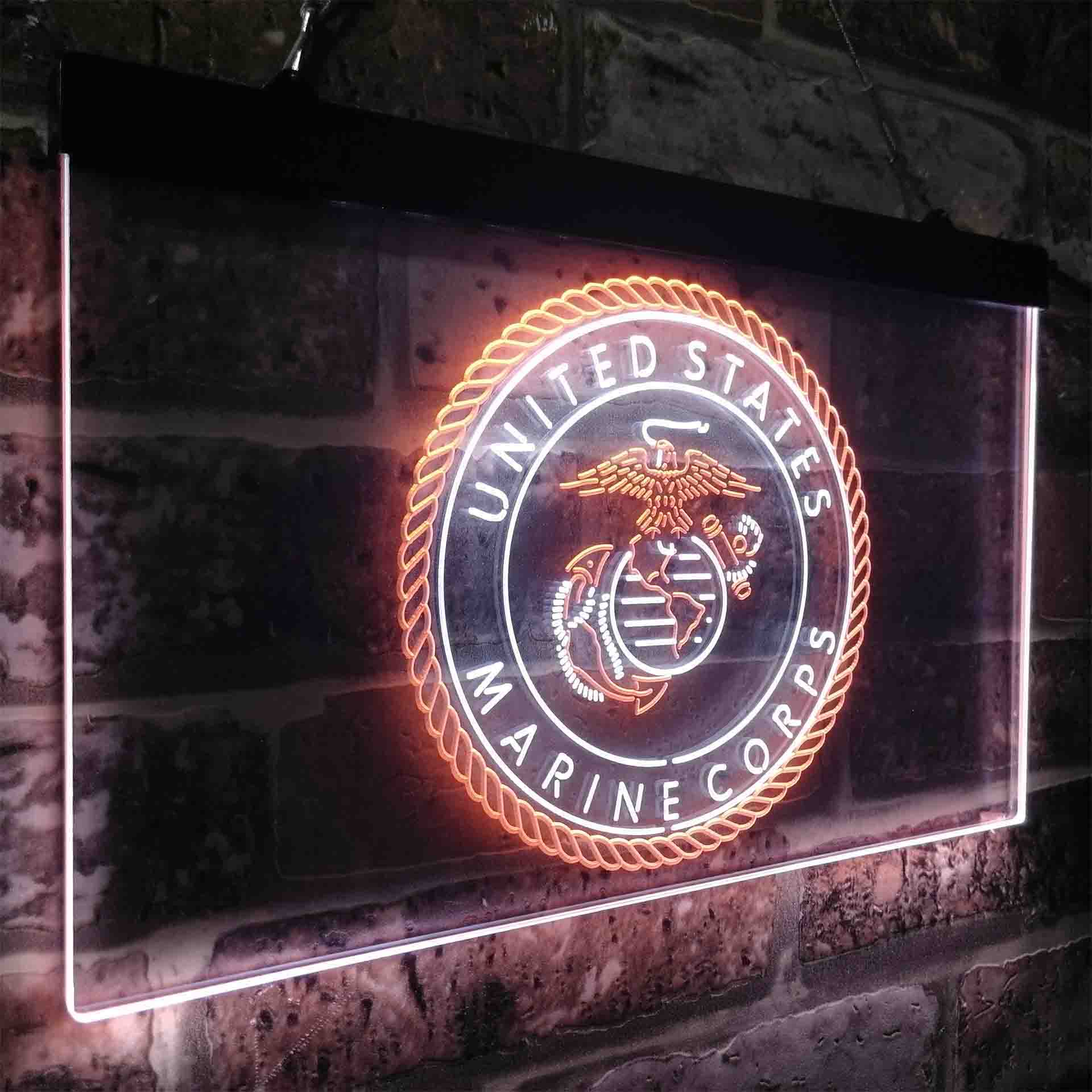 United States Marine Corps Badge Neon-Like LED Sign - Image 16