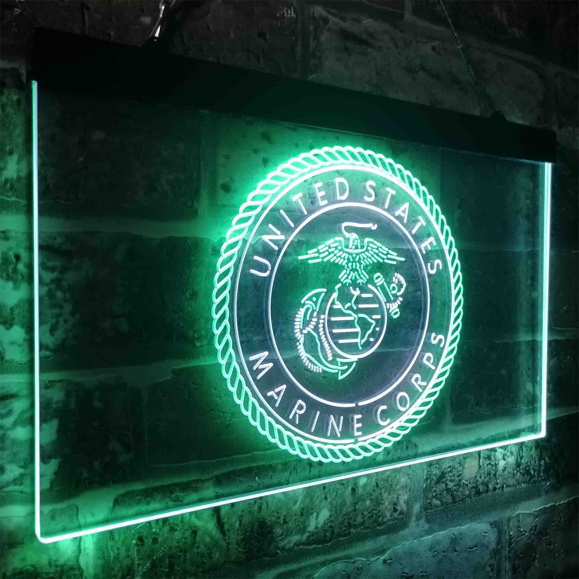 United States Marine Corps Badge Neon-Like LED Sign - Image 20
