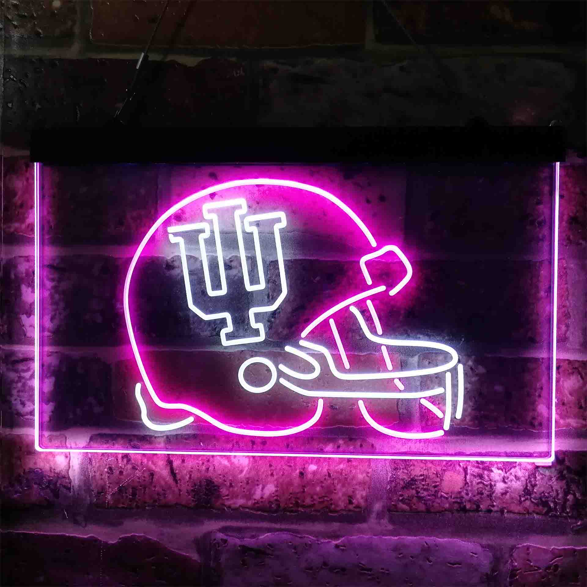 Indiana Hoosiers Helmet LED Neon Sign - Image 12