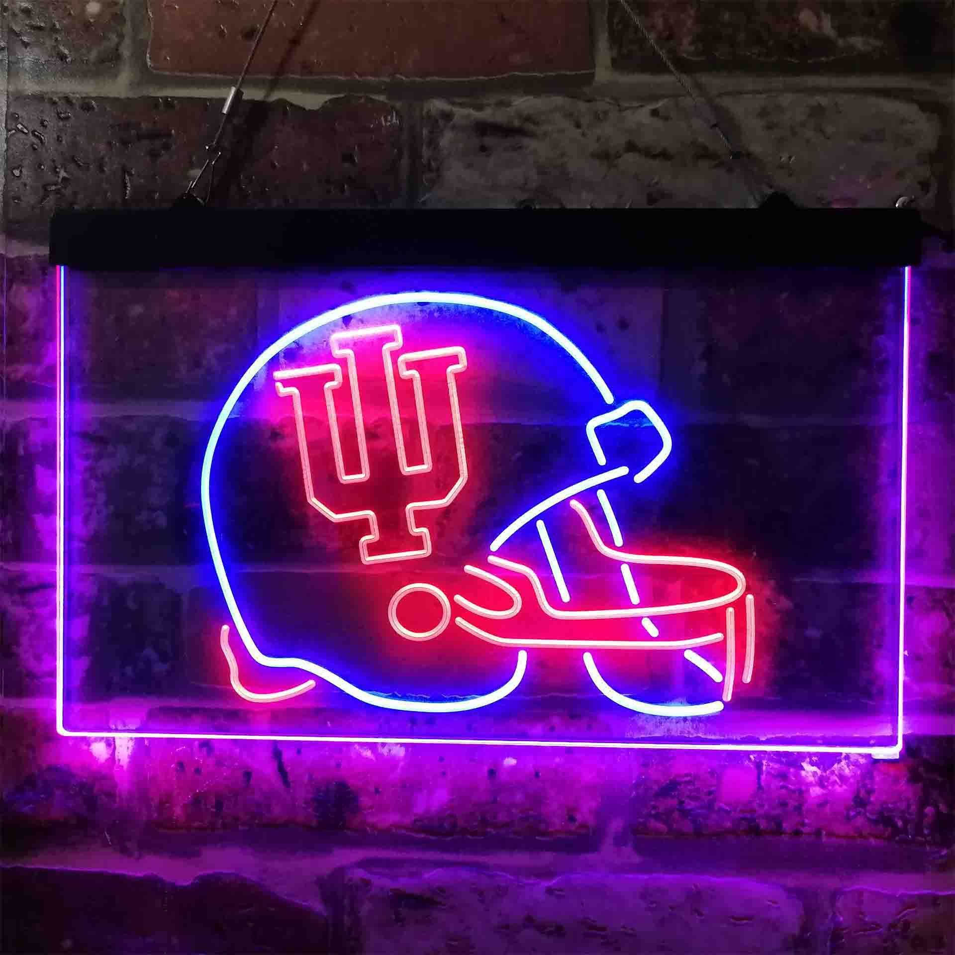 Indiana Hoosiers Helmet LED Neon Sign - Image 13