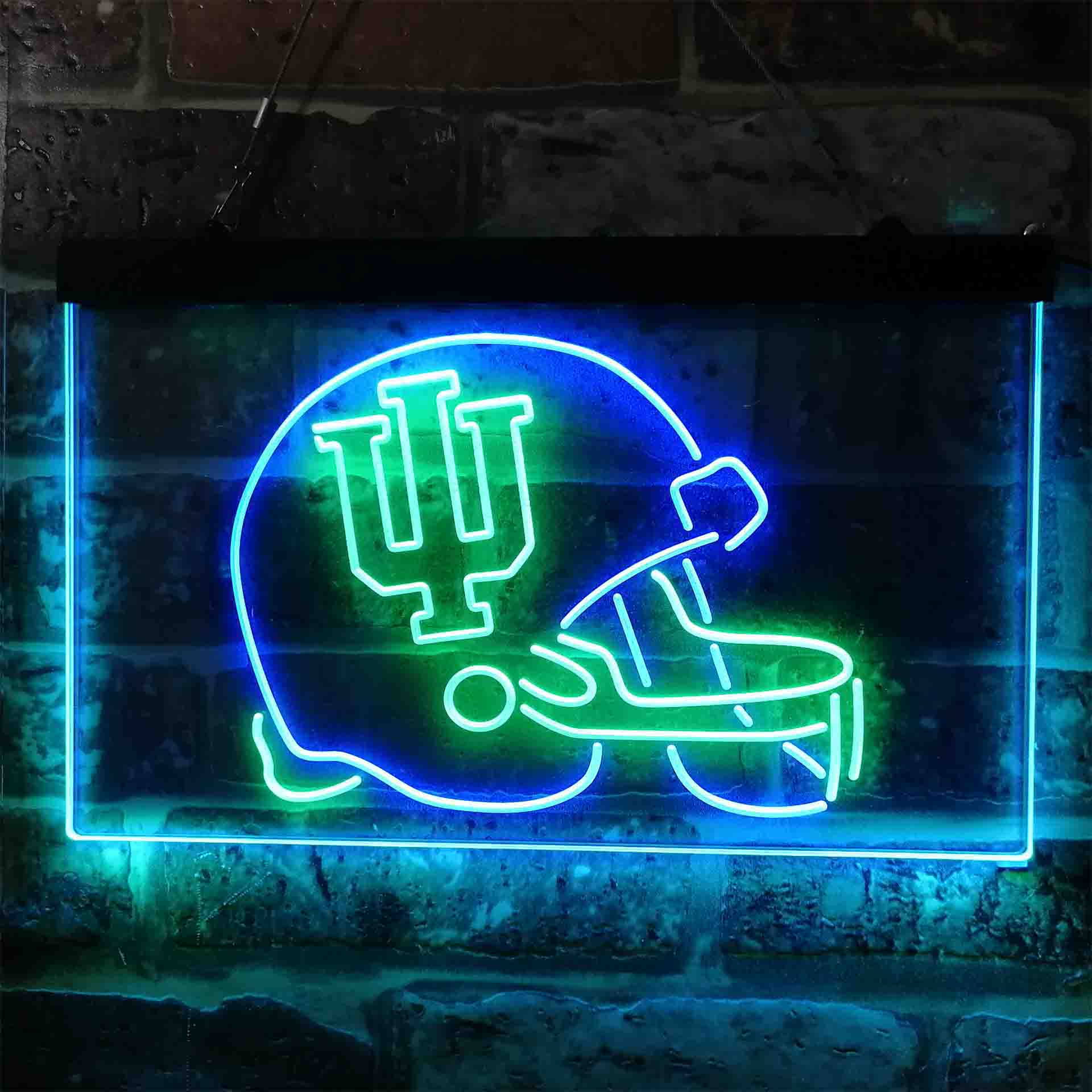 Indiana Hoosiers Helmet LED Neon Sign - Image 6