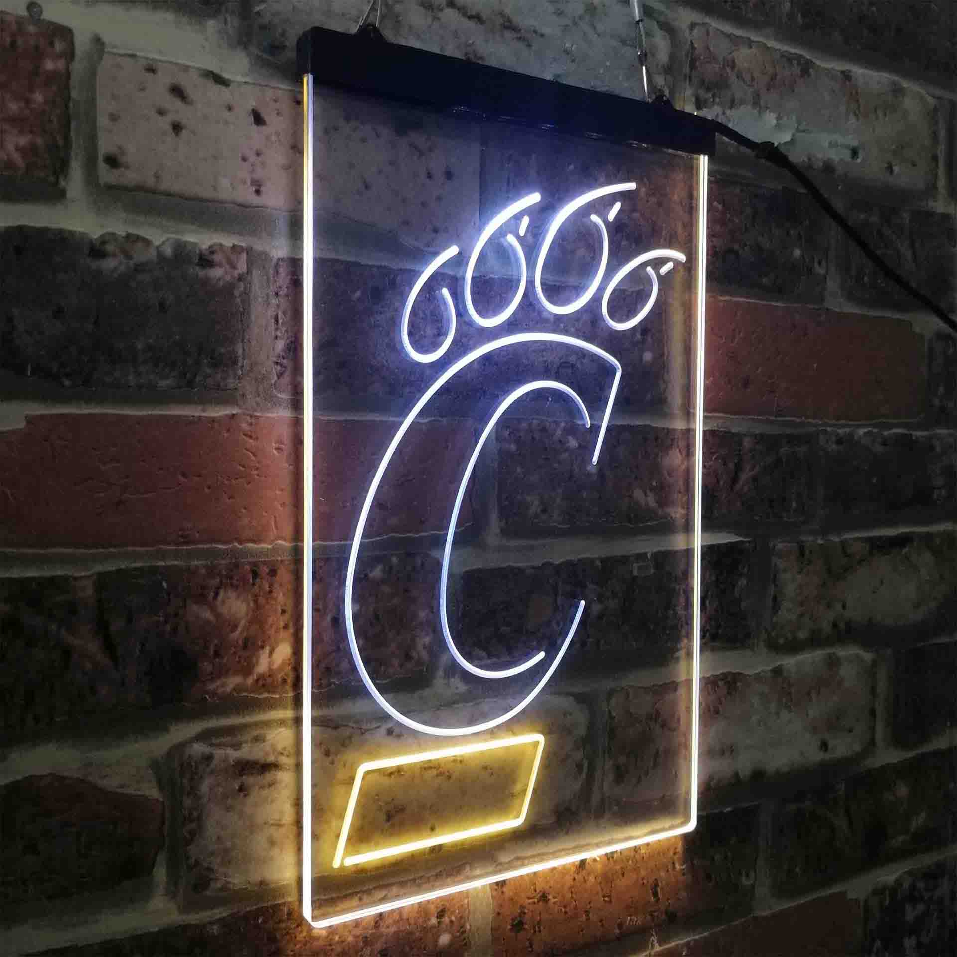 University of Cincinnati Bearcats,NCAA Neon-Like LED Sign - Image 24