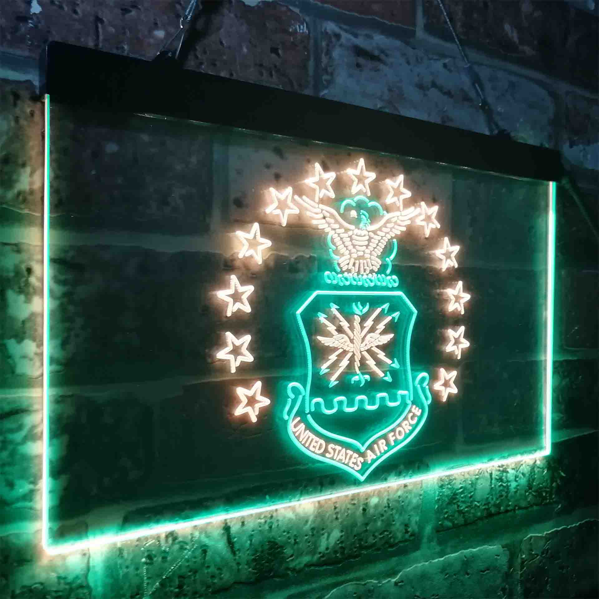 US Air Force Eagle Badge Neon-Like LED Sign - Image 15