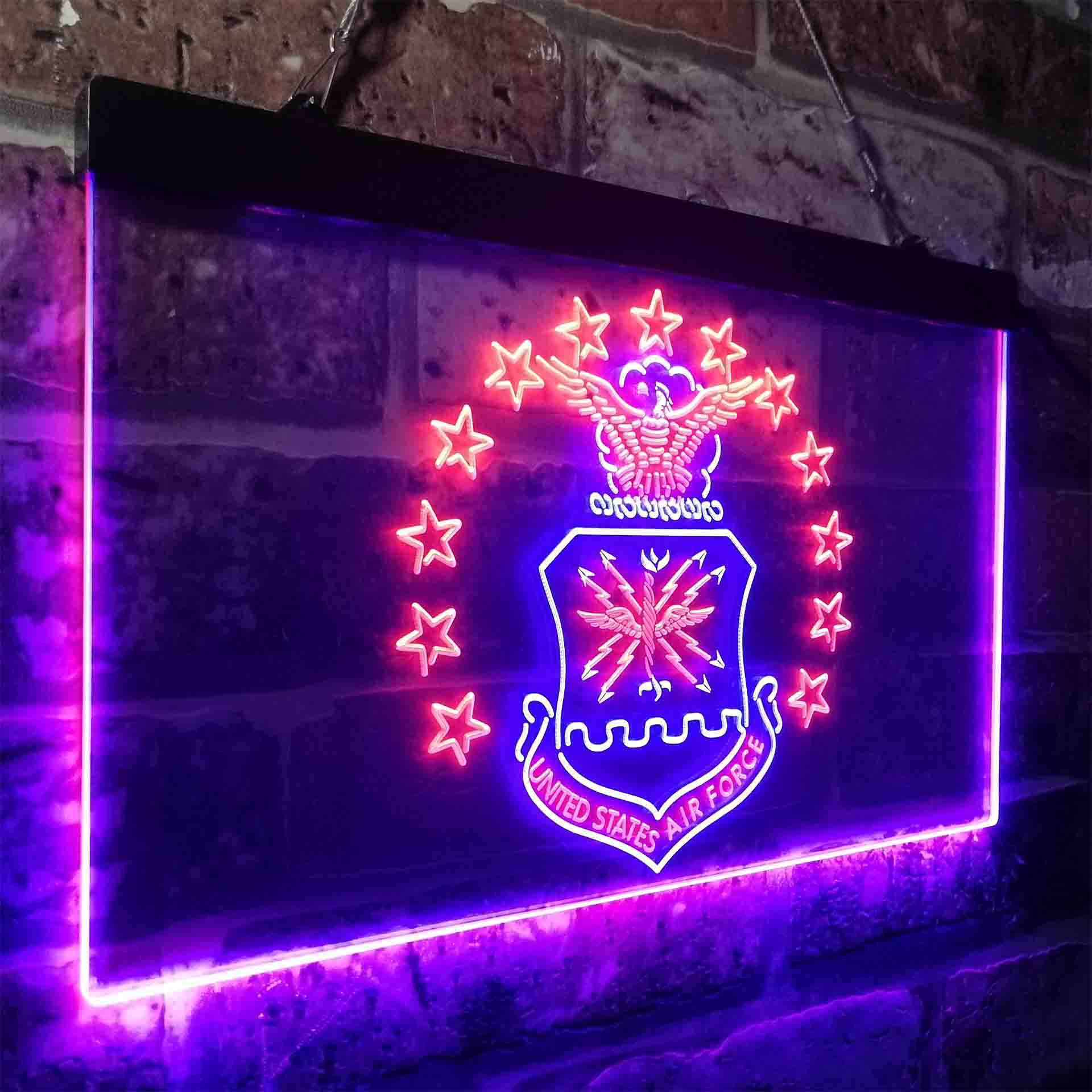 US Air Force Eagle Badge Neon-Like LED Sign - Image 18