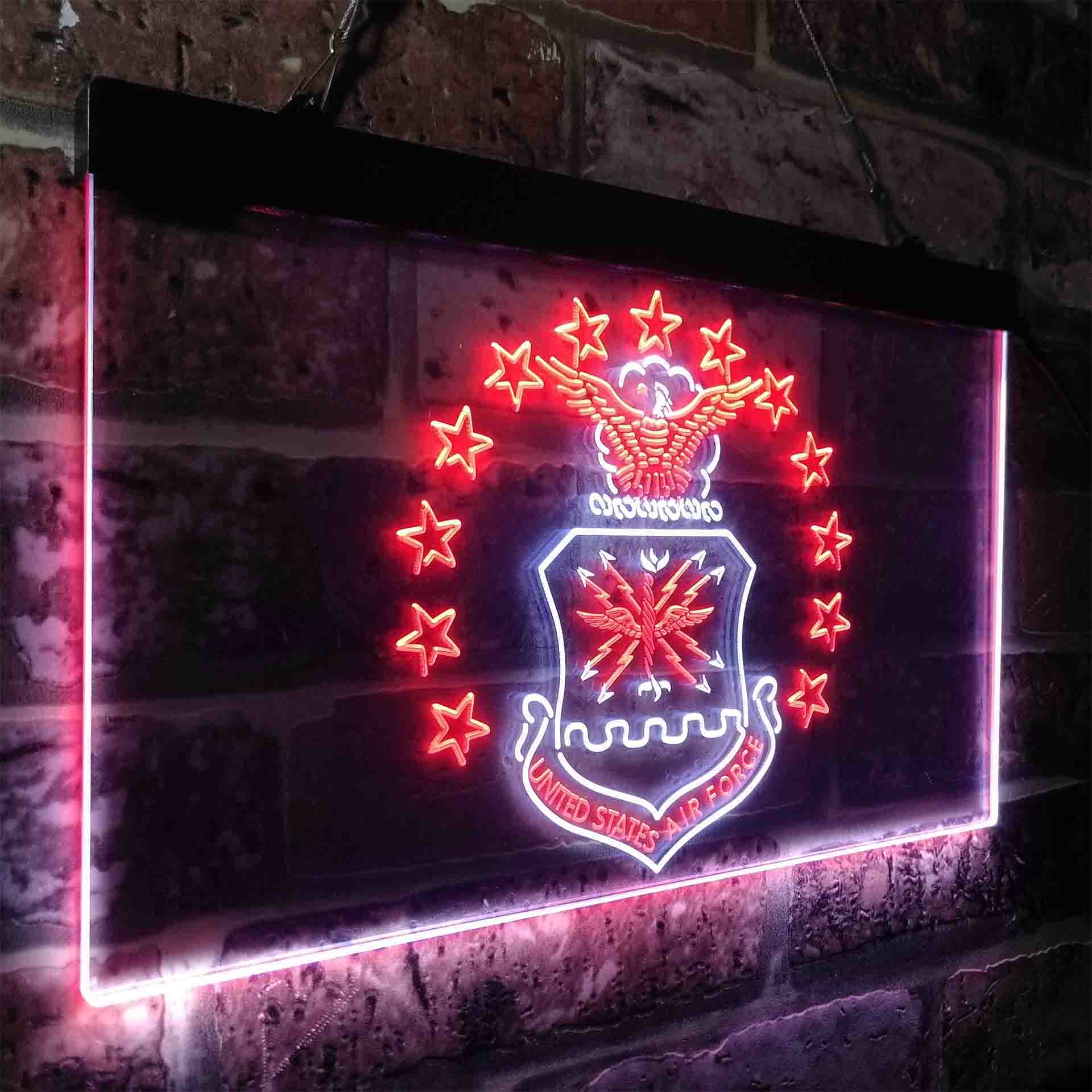 US Air Force Eagle Badge Neon-Like LED Sign - Image 19