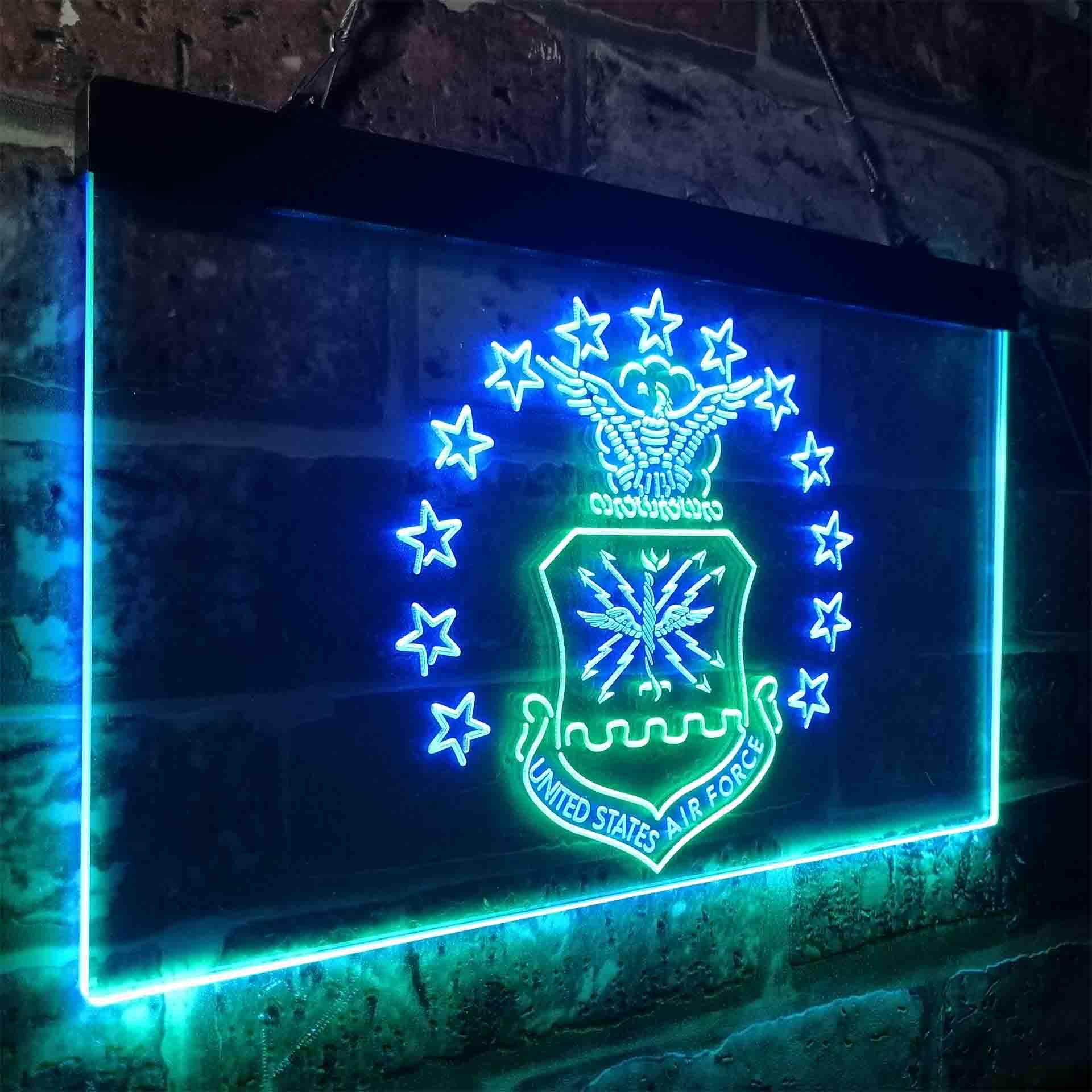 US Air Force Eagle Badge Neon-Like LED Sign - Image 20