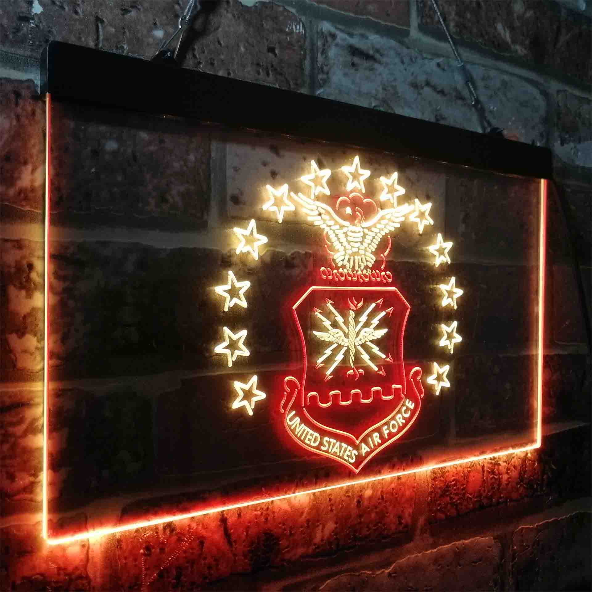 US Air Force Eagle Badge Neon-Like LED Sign - Image 21