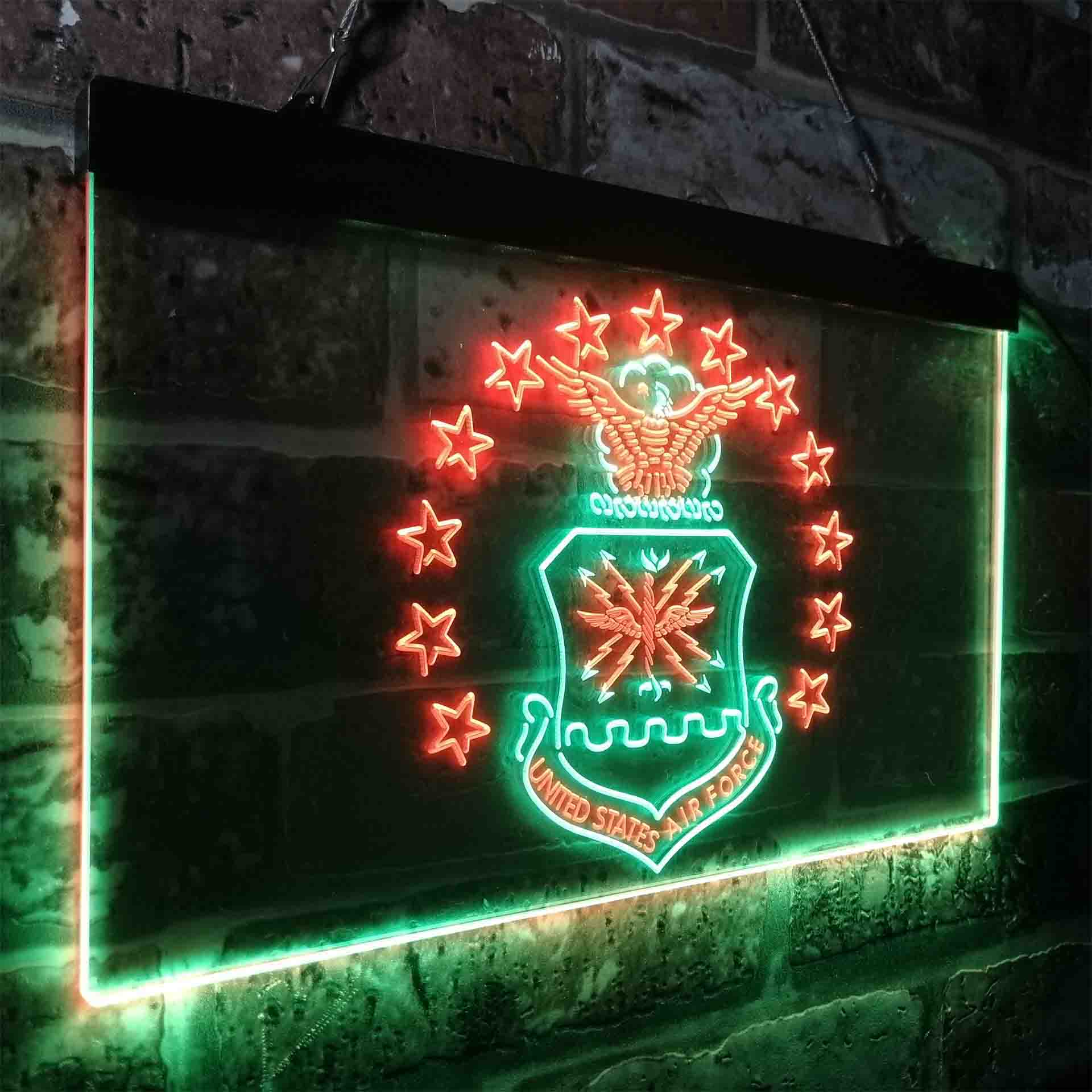 US Air Force Eagle Badge Neon-Like LED Sign - Image 22