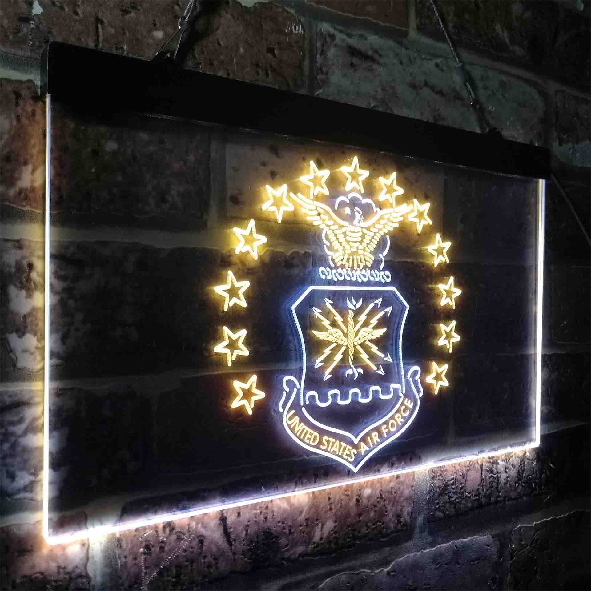 US Air Force Eagle Badge Neon-Like LED Sign - Image 24