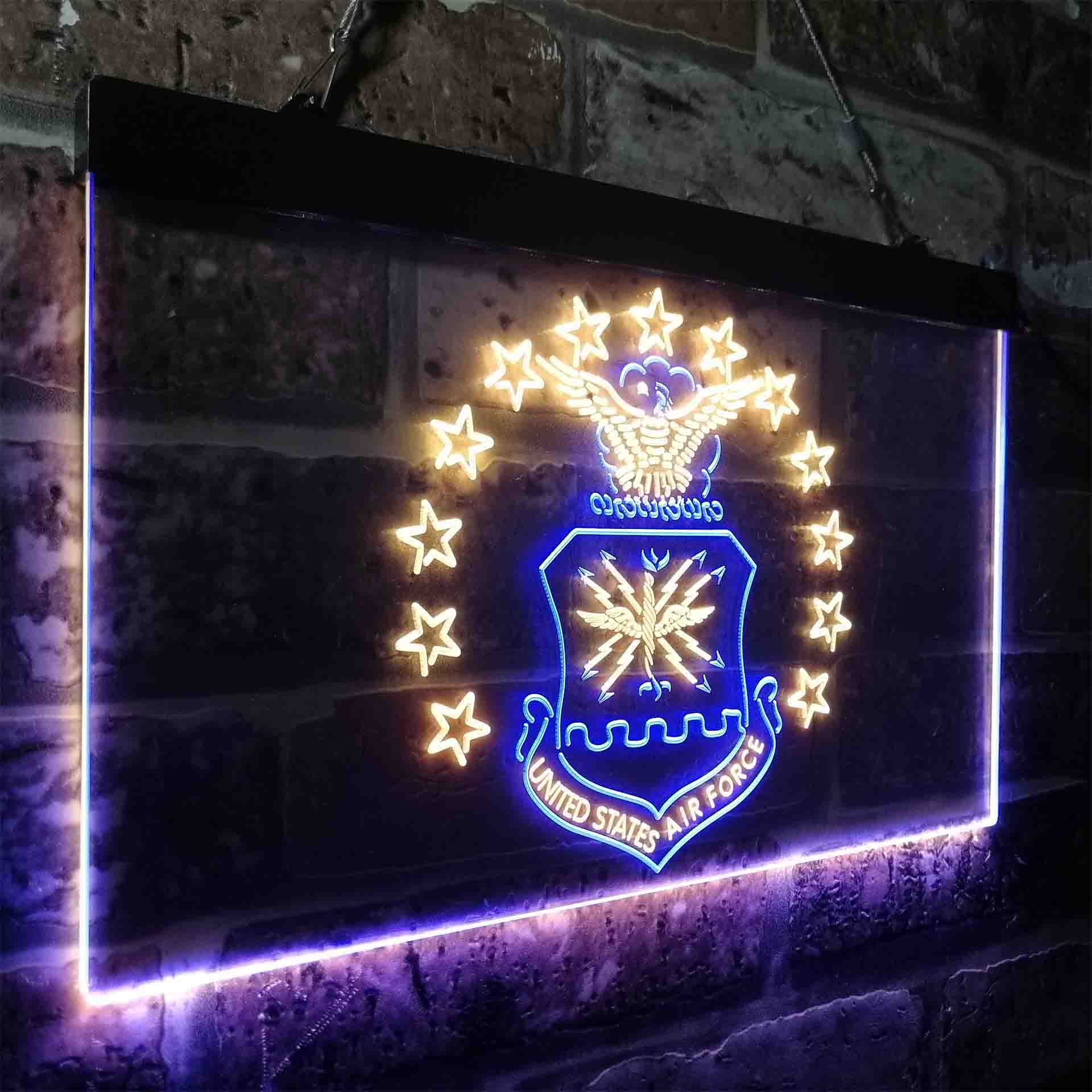 US Air Force Eagle Badge Neon-Like LED Sign - Image 25