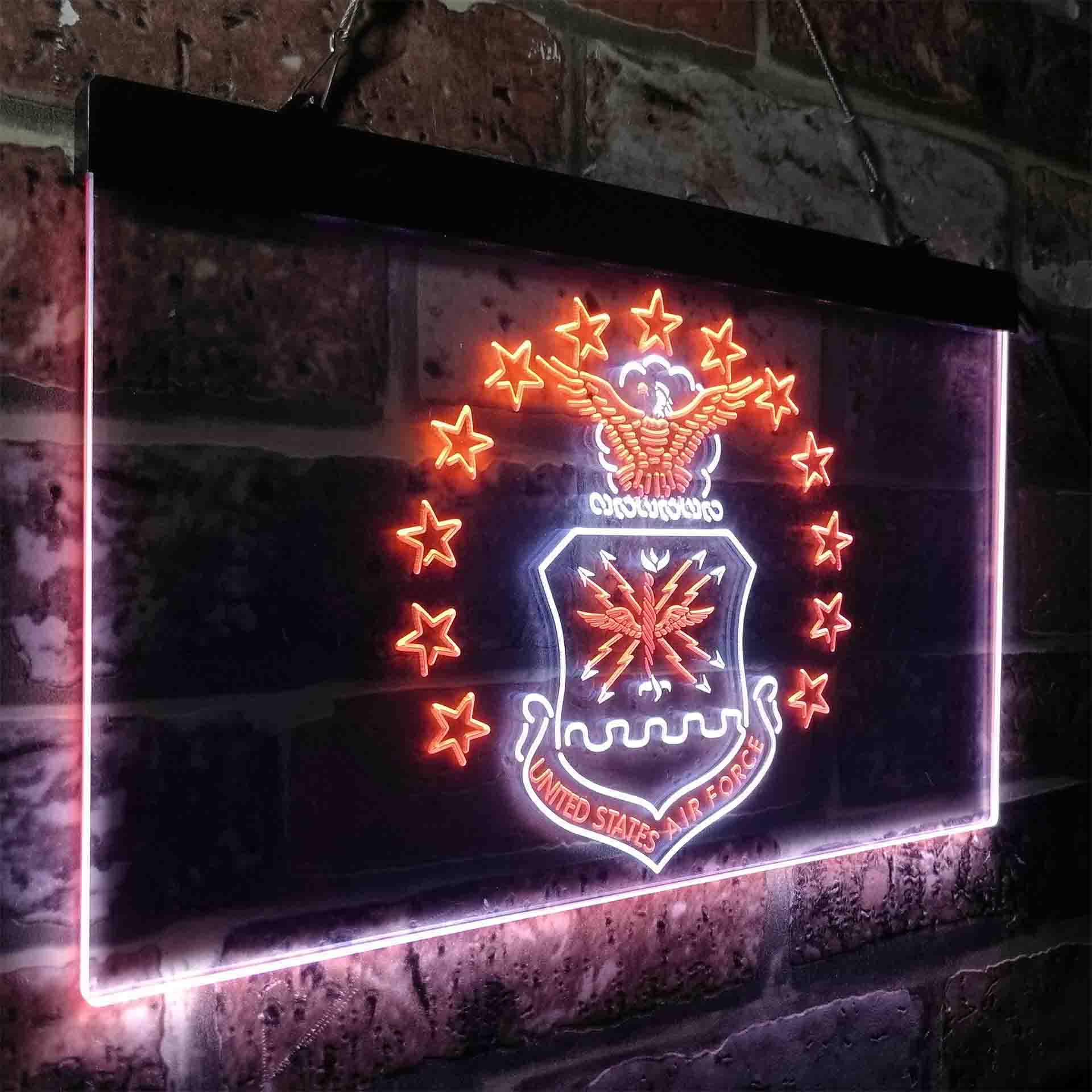 US Air Force Eagle Badge Neon-Like LED Sign - Image 26