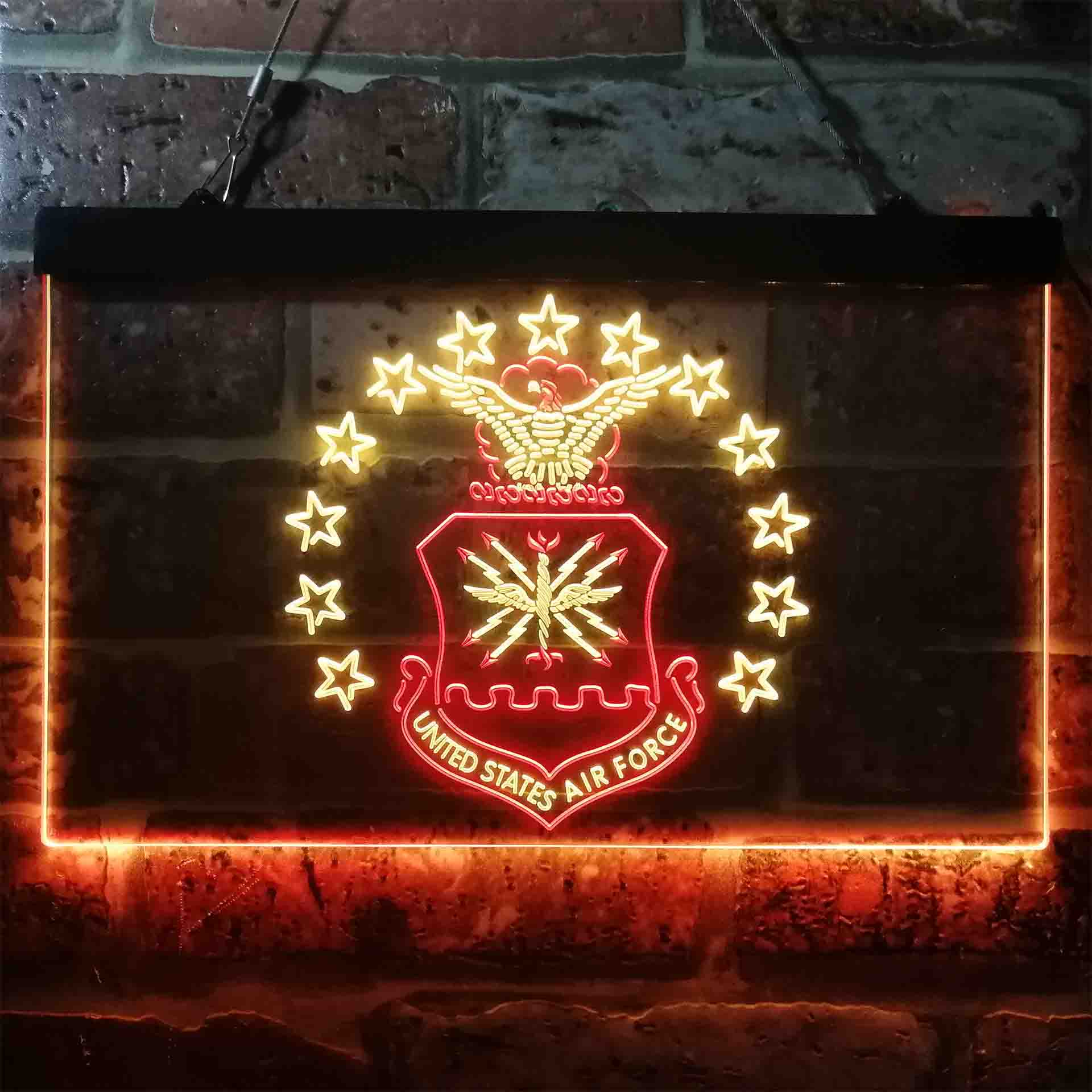 US Air Force Eagle Badge Neon-Like LED Sign - Image 8