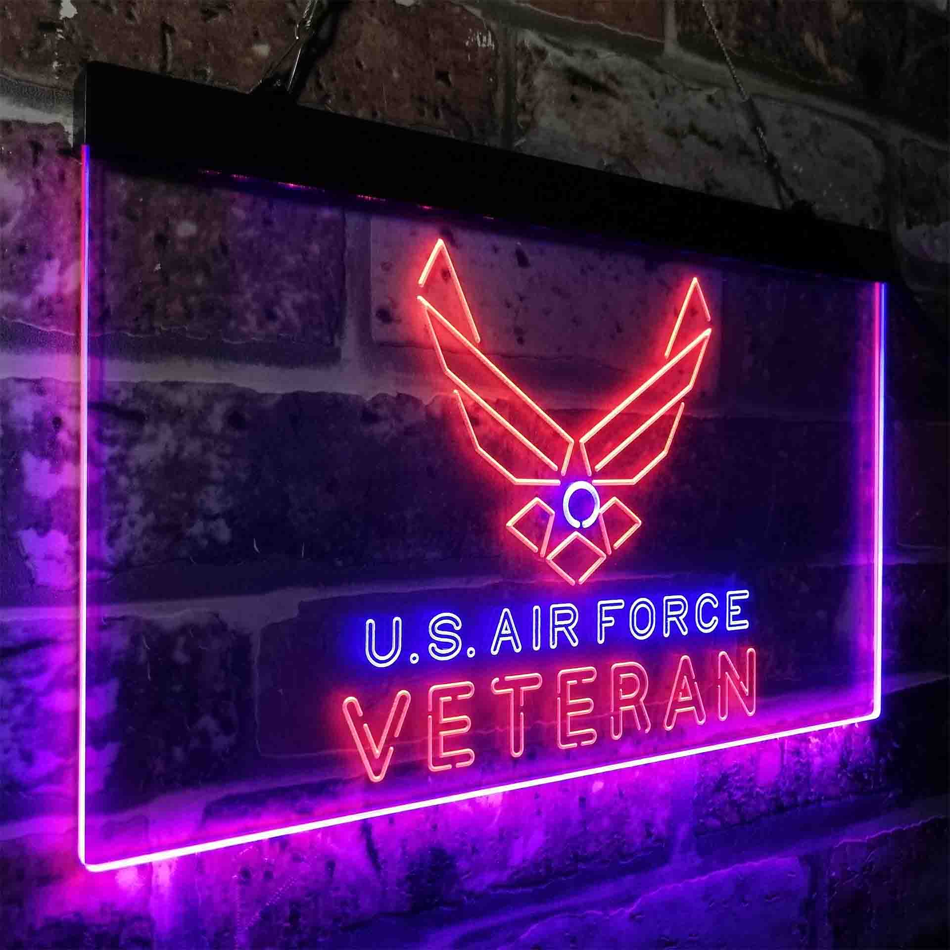 US Air Force Veteran Neon-Like LED Sign - Image 14