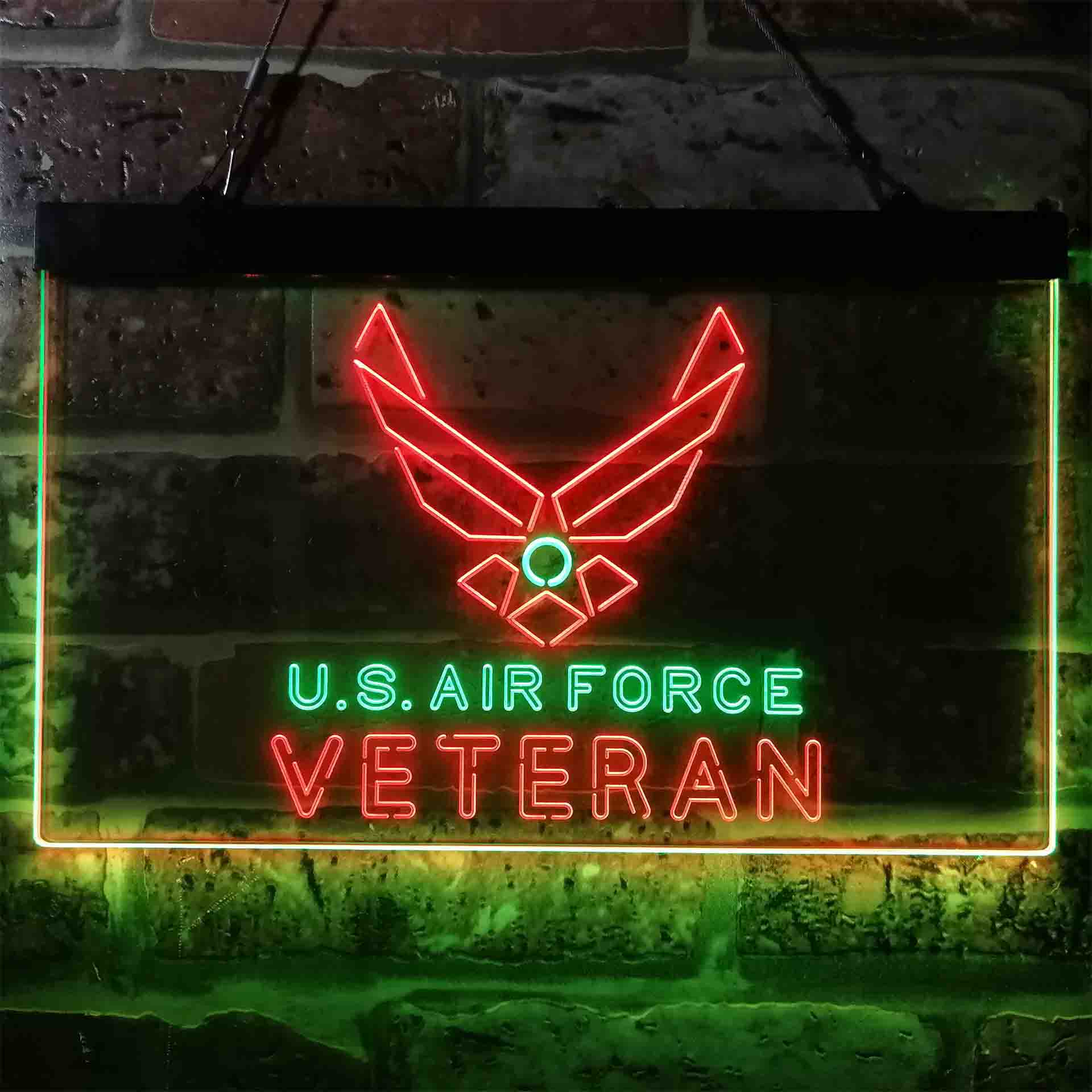 US Air Force Veteran Neon-Like LED Sign - Image 9