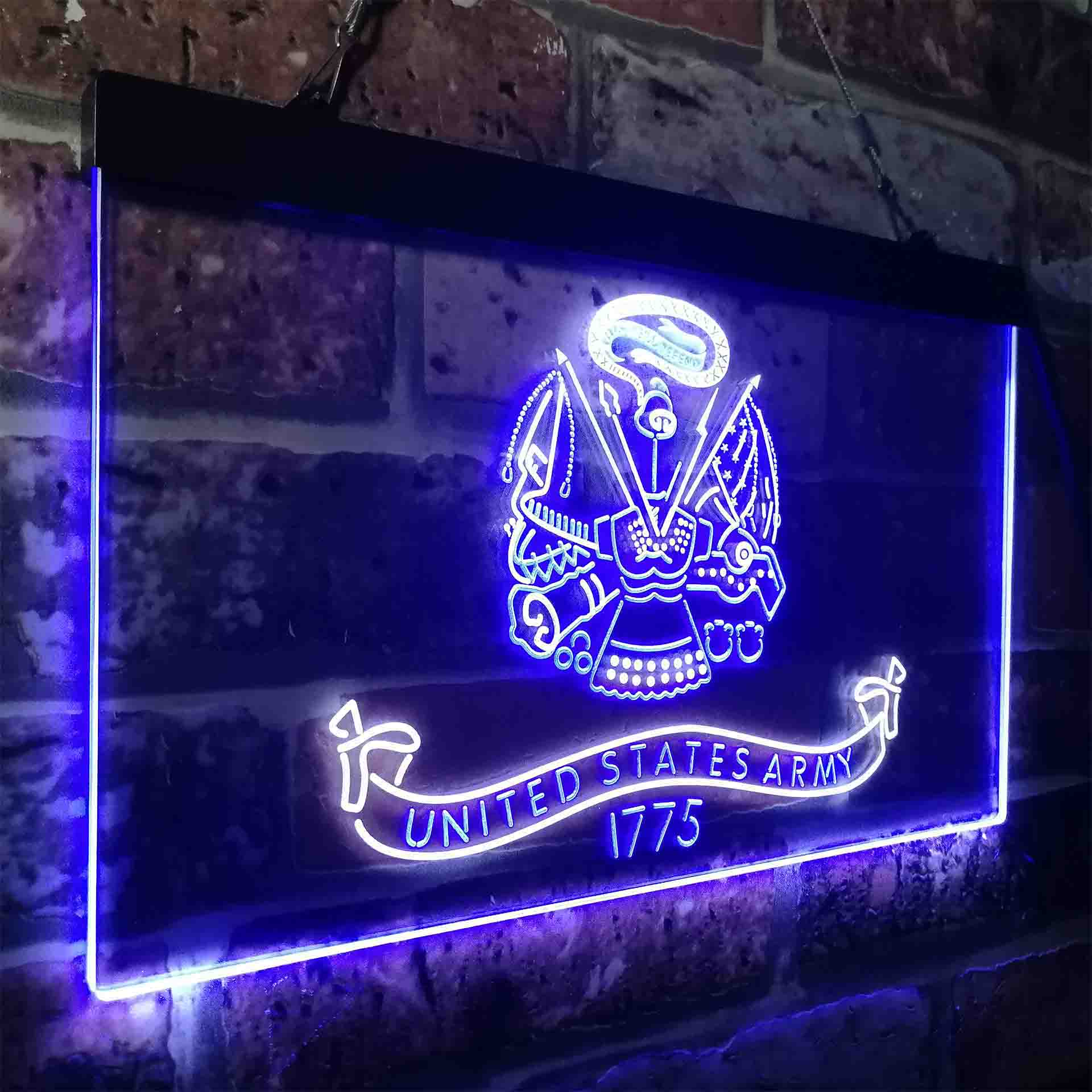 US Army 1775 Badge Military Neon-Like LED Sign - Image 20