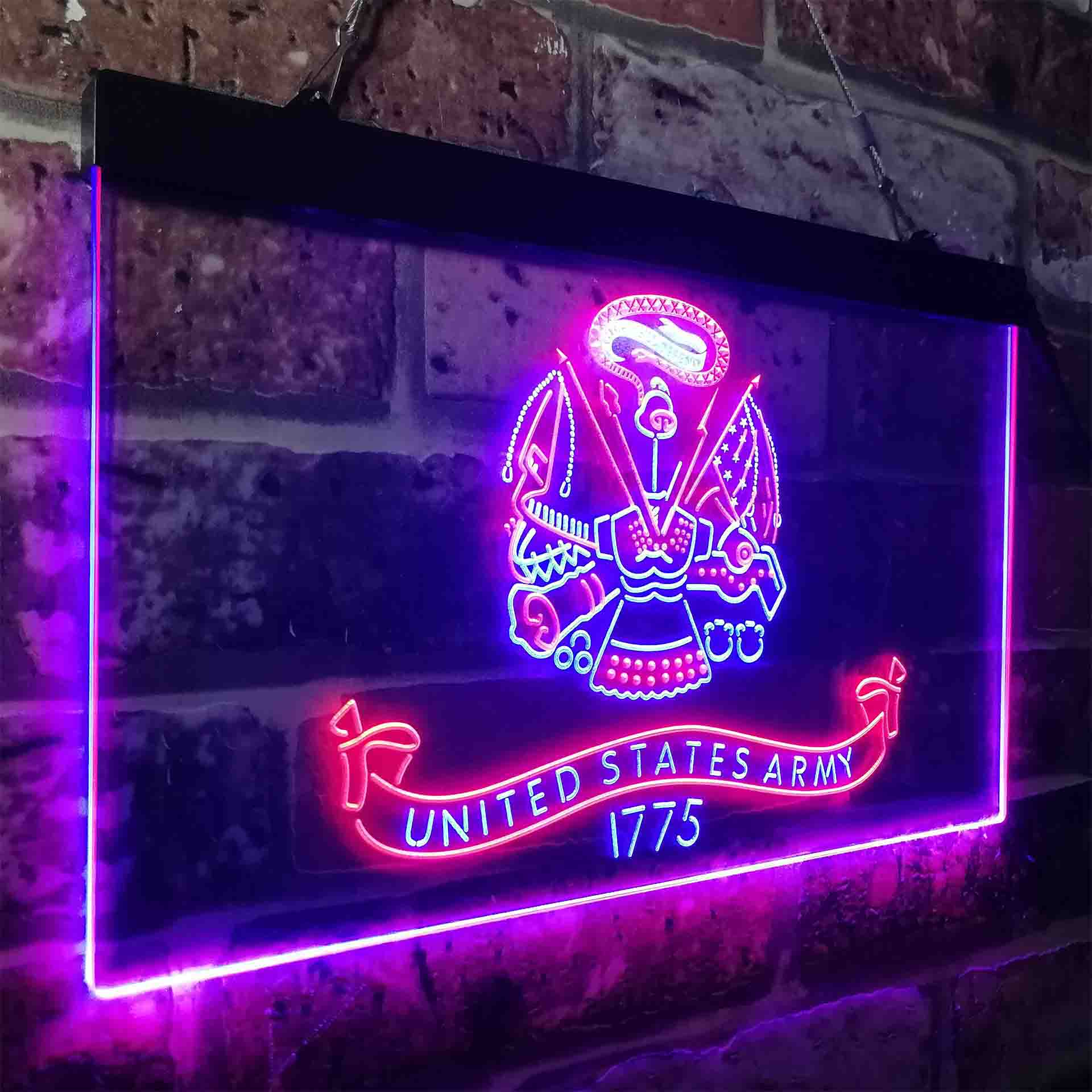 US Army 1775 Badge Military Neon-Like LED Sign - Image 25